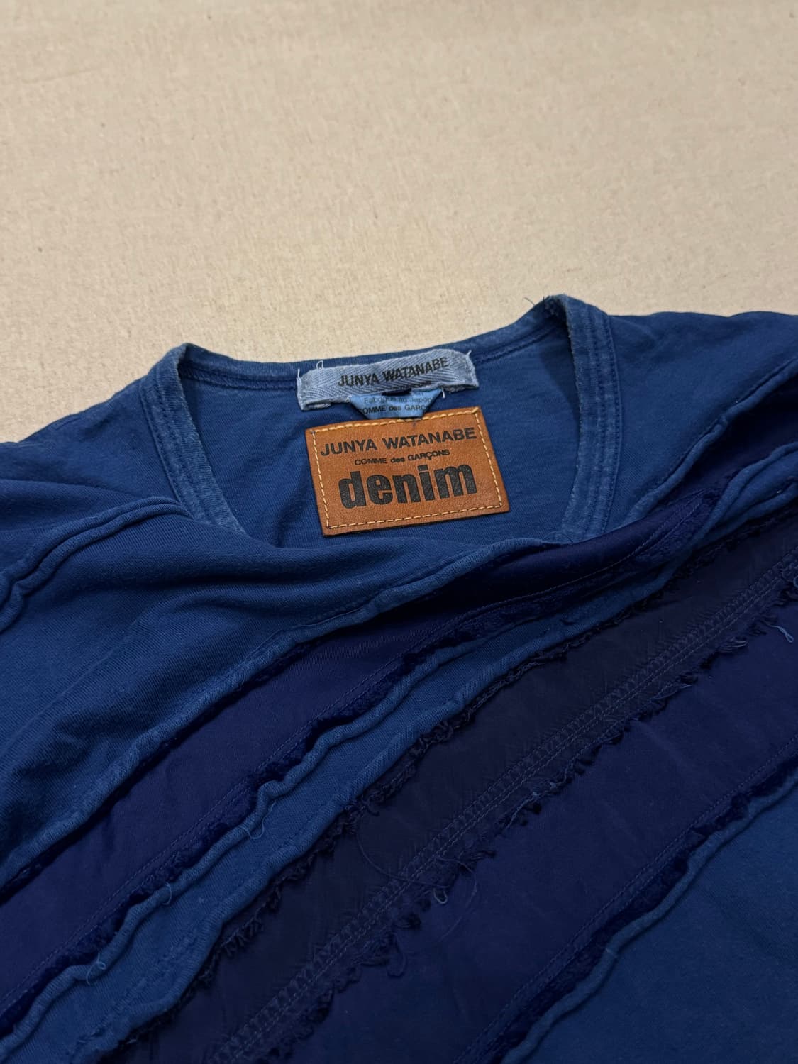 준야와타나베 13ss 비대칭 레이어드 티셔츠 상품이미지7