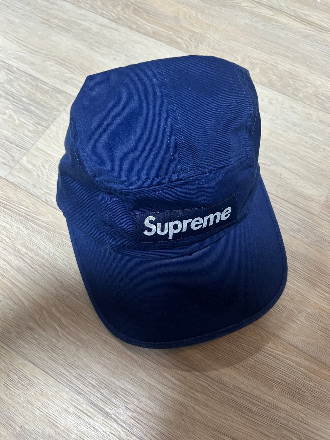 슈프림 캠프캡 블루 상품이미지1