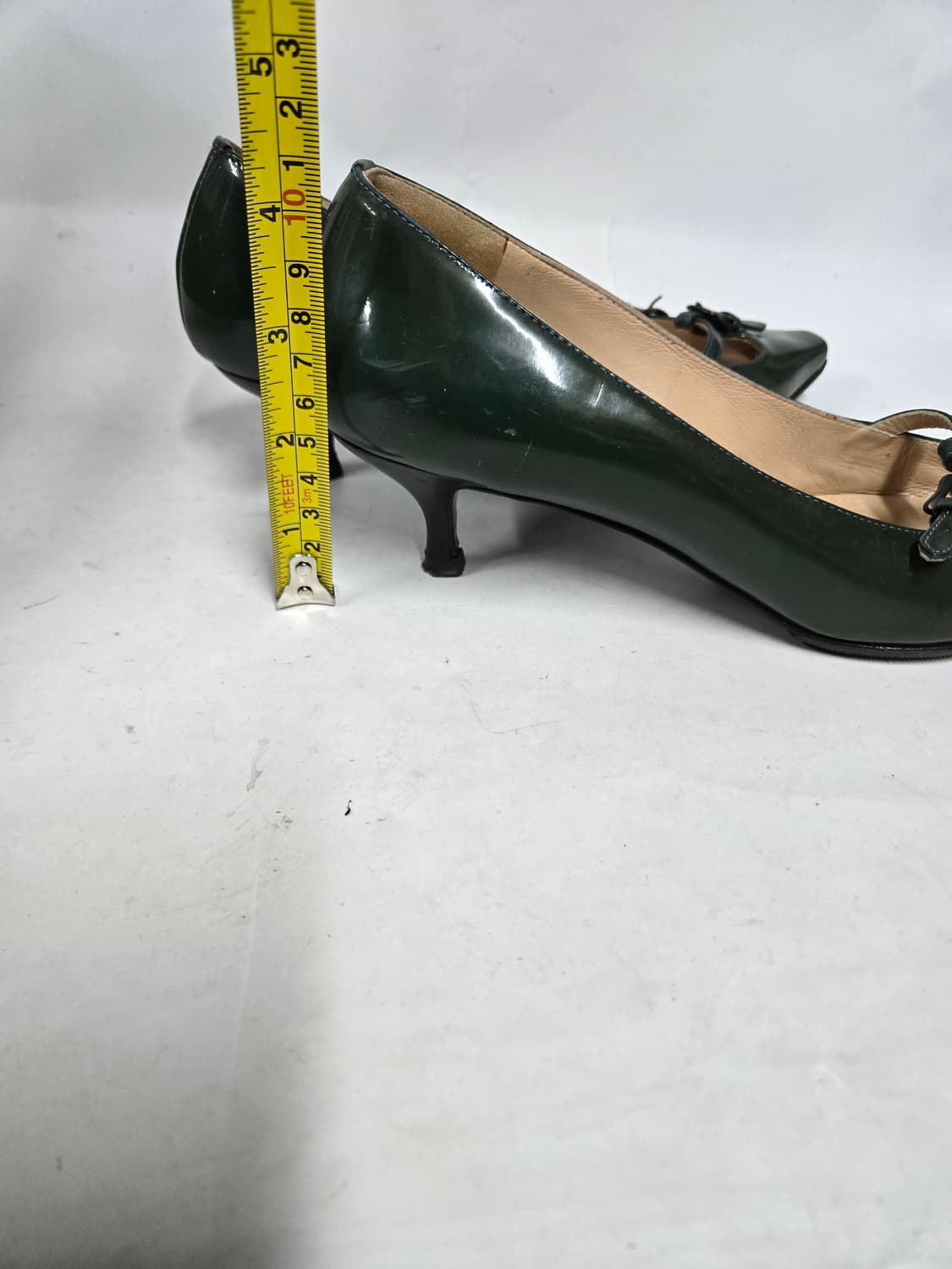 펜디 그린 페이던트 메리제인 펌프스36 1/2 235mm 상품이미지5