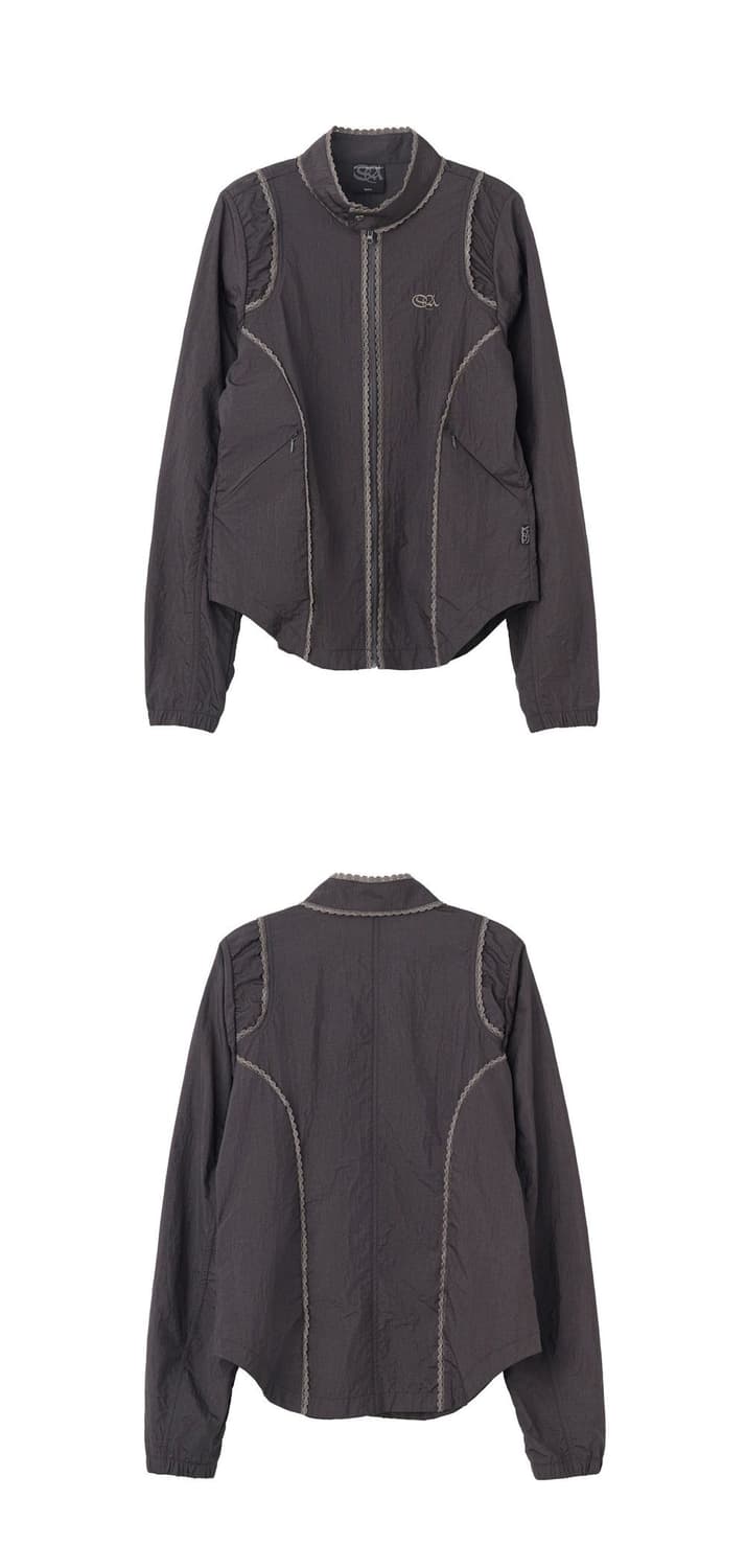 스컬프터 Lace Nylon Jacket Charcoal 상품이미지1