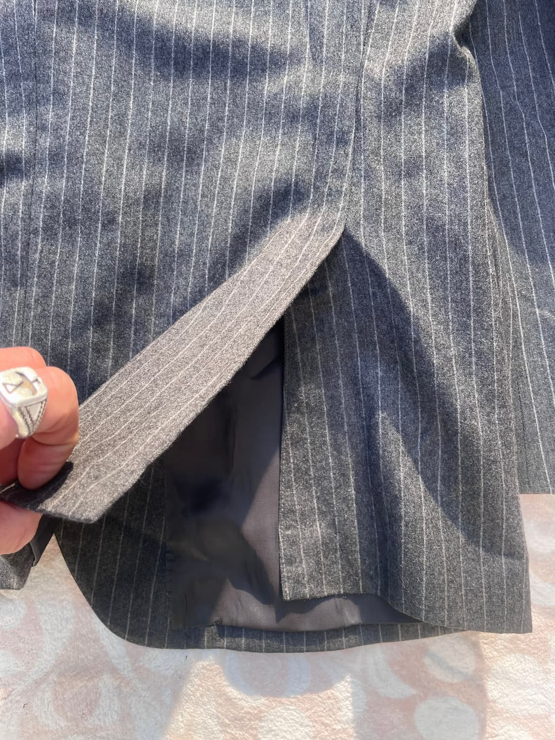 로렌랄프로렌 울 캐시미어 스트라이프 블레이져 상품이미지7