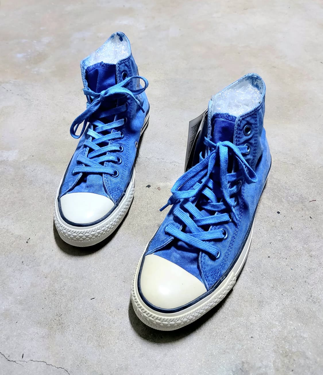 #필독# 컨버스 척테일러 워싱 블루 250 <새상품> 상품이미지1