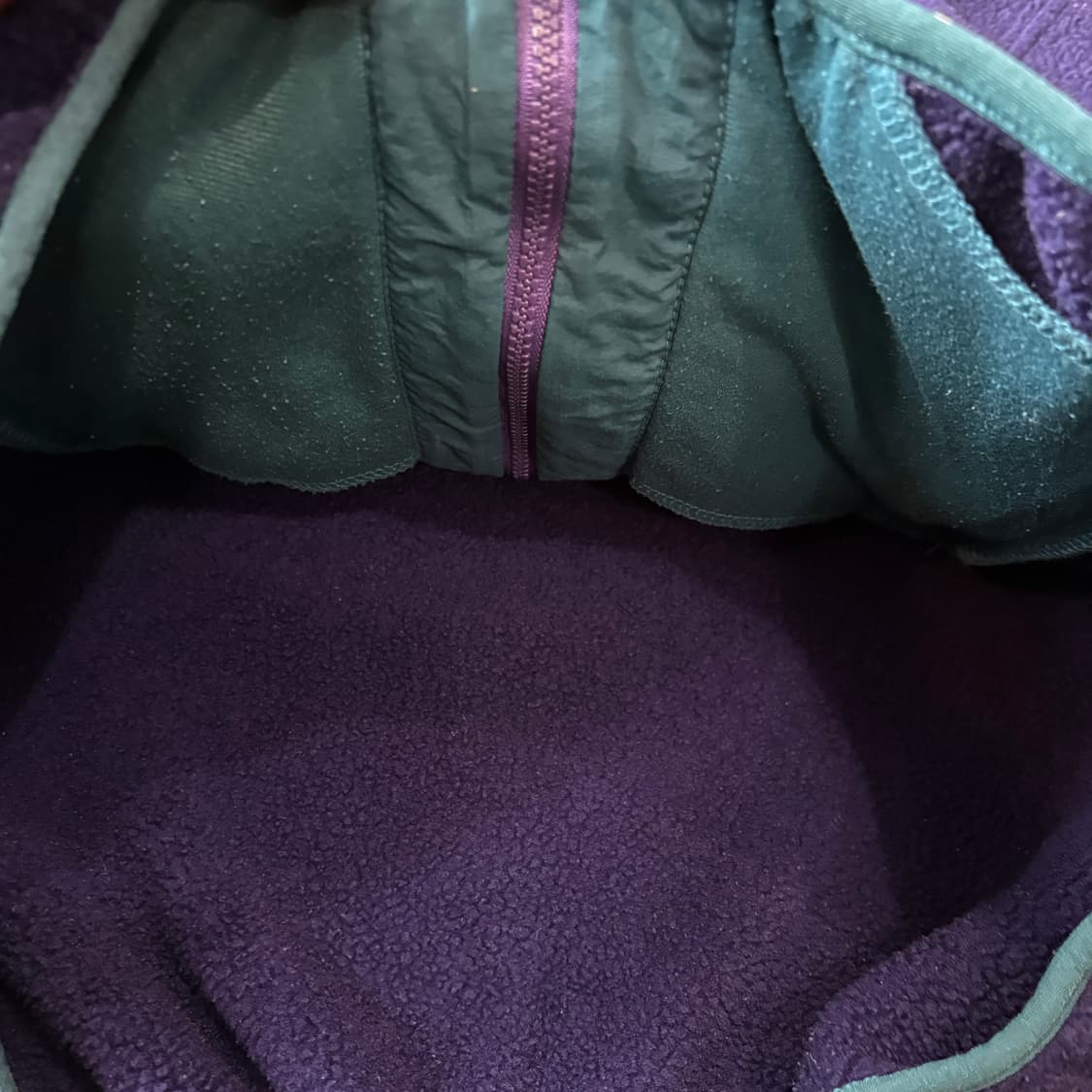 90s L.L.bean 90년대 생산 엘엘빈 퍼플 딥 파일 플리스 신칠라 상품이미지7