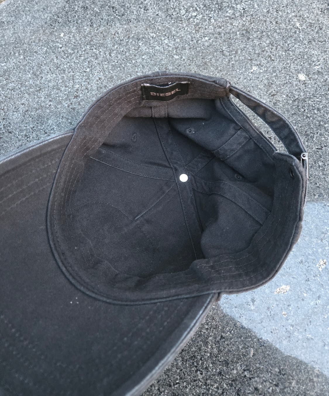 디젤(DIESEL) 모히칸 로고 패치 볼캡 모자 블랙 상품이미지7