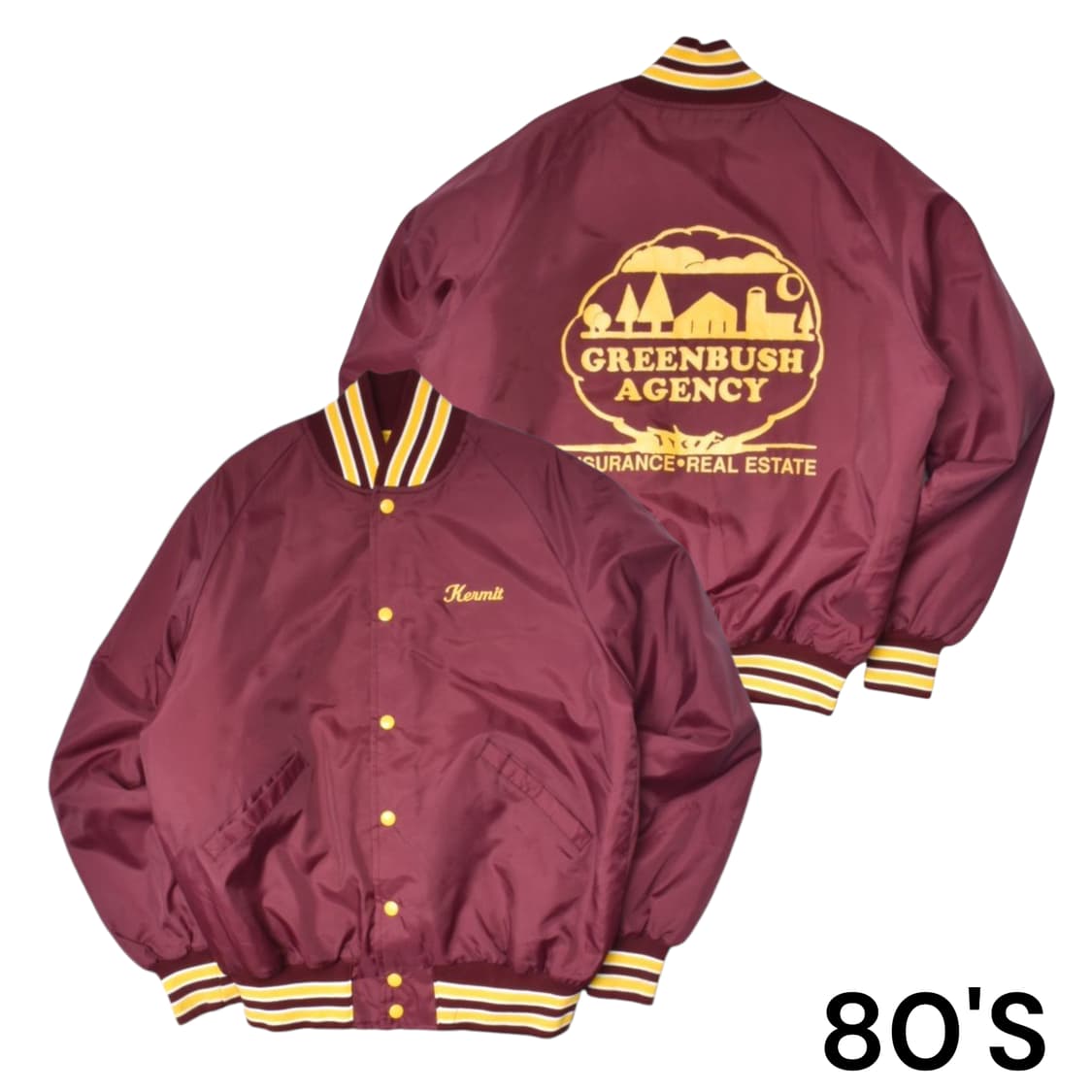  80S 버트윈 새턴 바시티자켓 XL N0651 상품이미지1