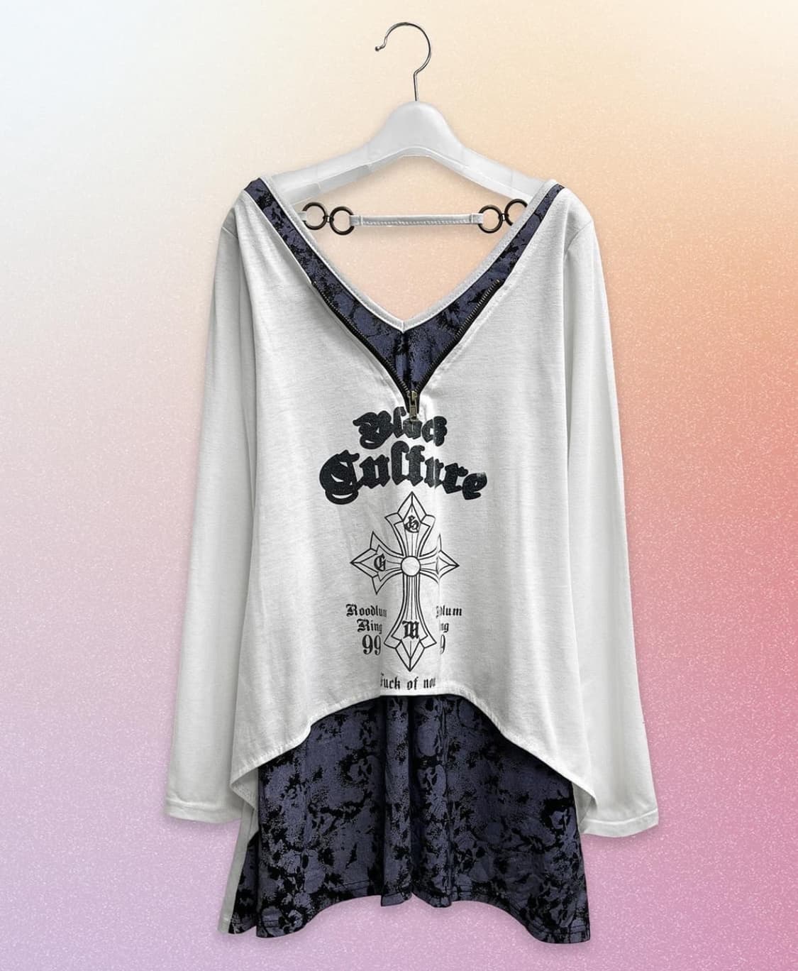 펑크 투웨이 롱슬리브 원피스 상품이미지1