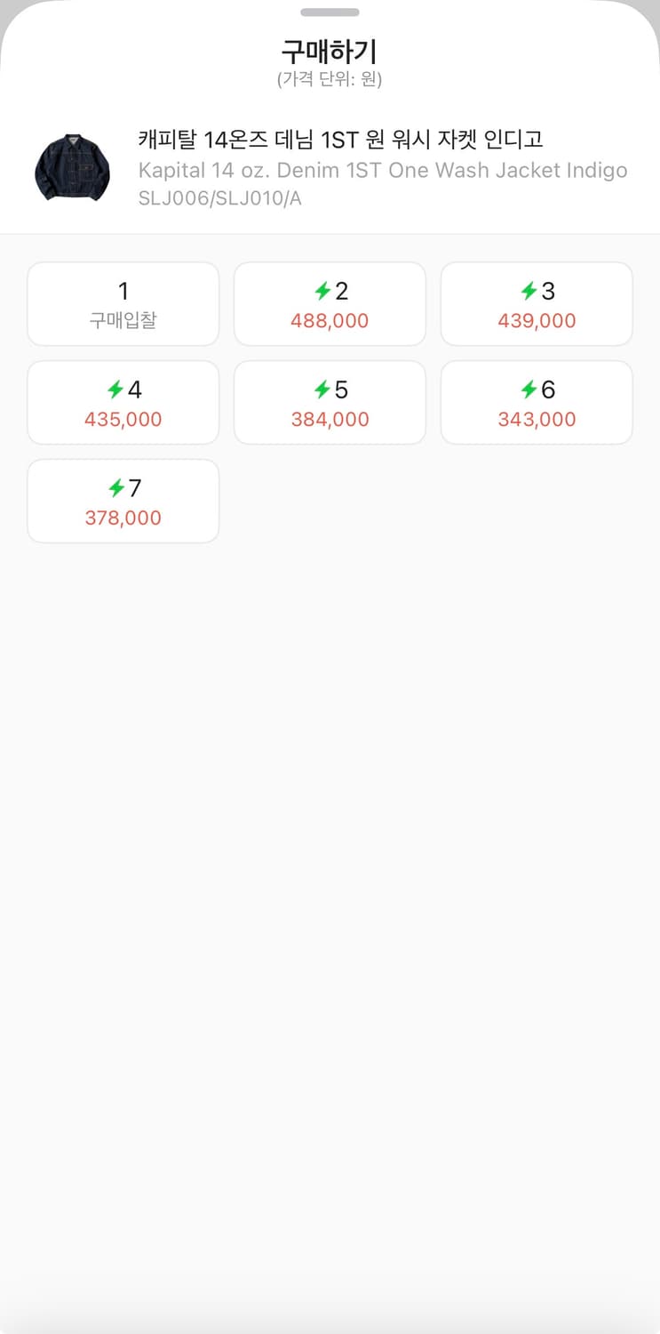 캐피탈 14온즈 데님 1st 원 워시 자켓 인디고 5사이즈 상품이미지2