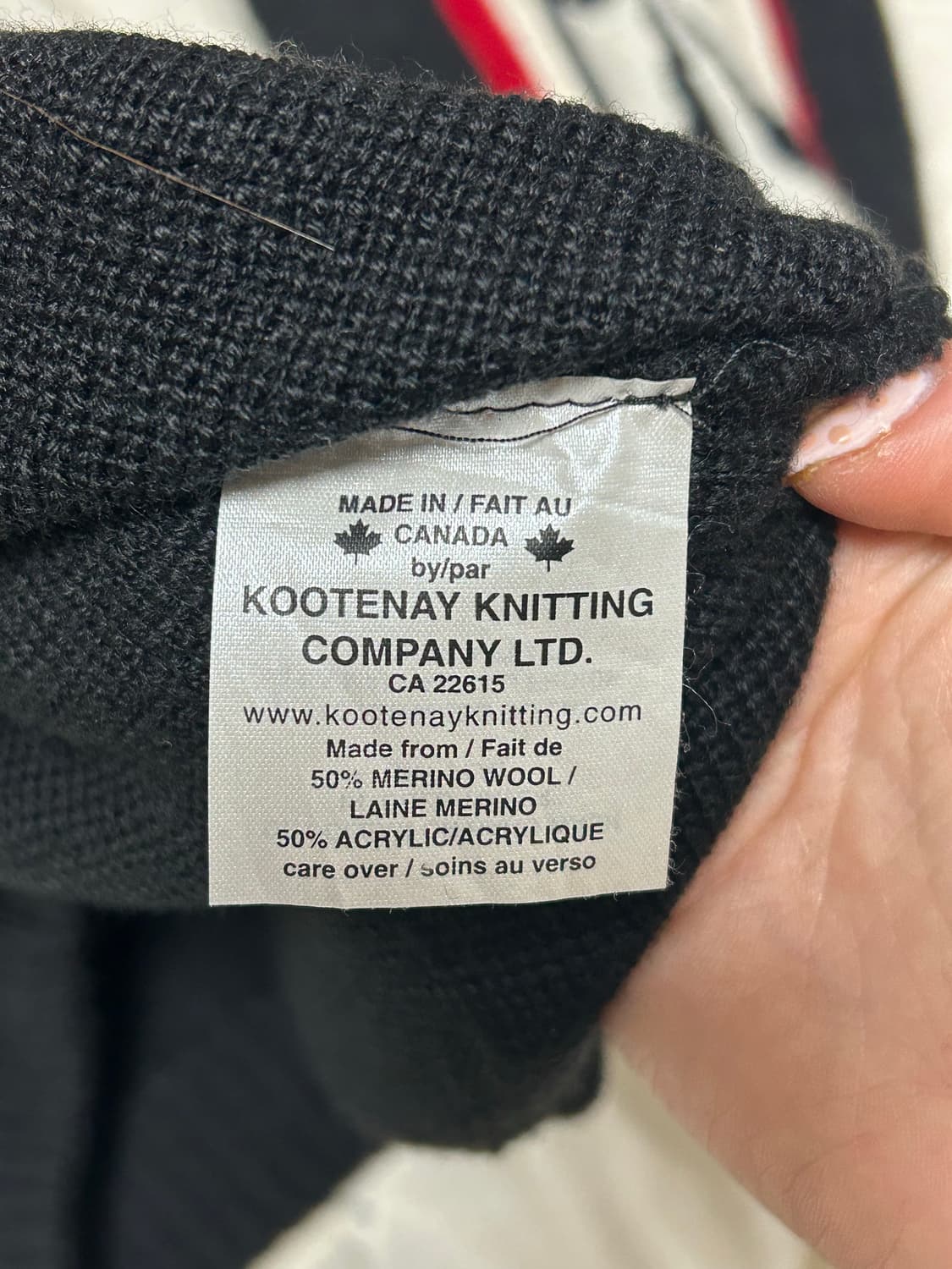 캐나다 울혼방 니트집업 상품이미지4