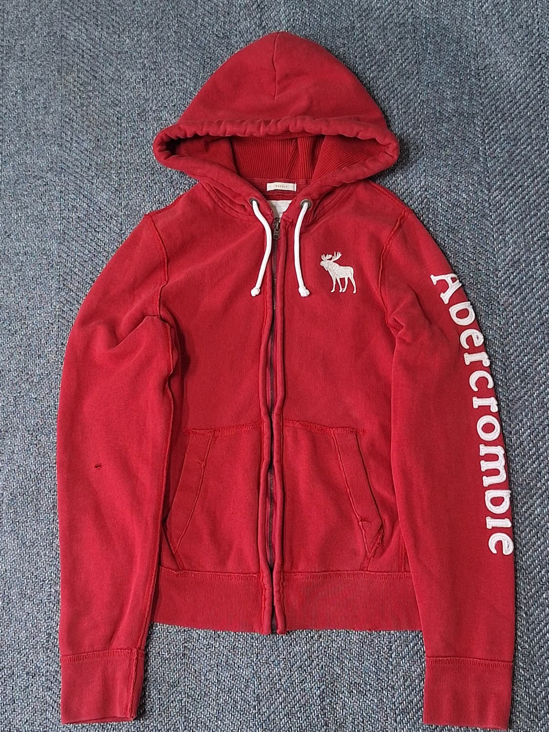 아베크롬비 순록 레드 후드집업 상품이미지1