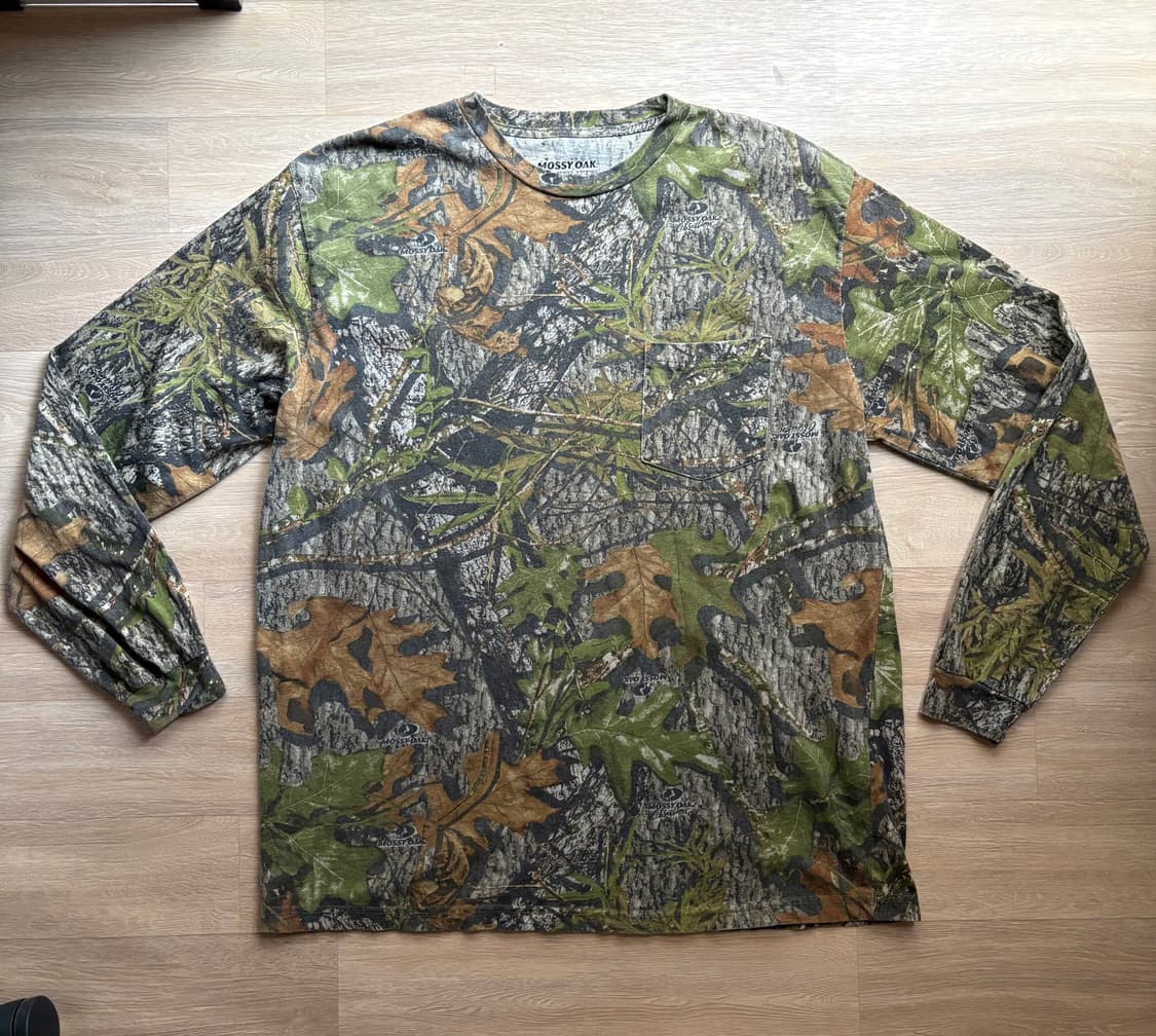 realtree 리얼트리 빈티지 긴팔 티셔츠 롱슬리브 카모 상품이미지1