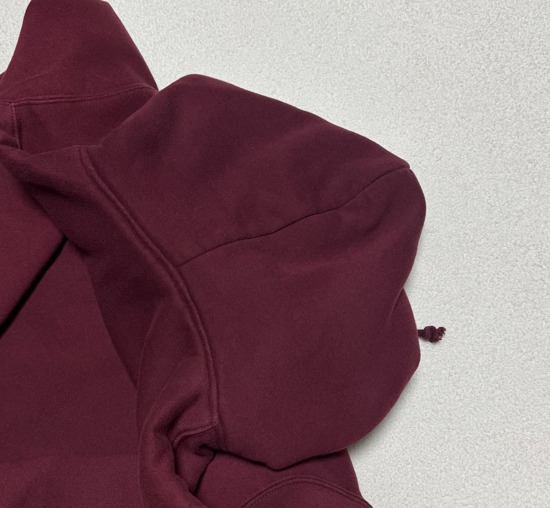 Dickies 디키즈 버건디 양털 후드집업 상품이미지6