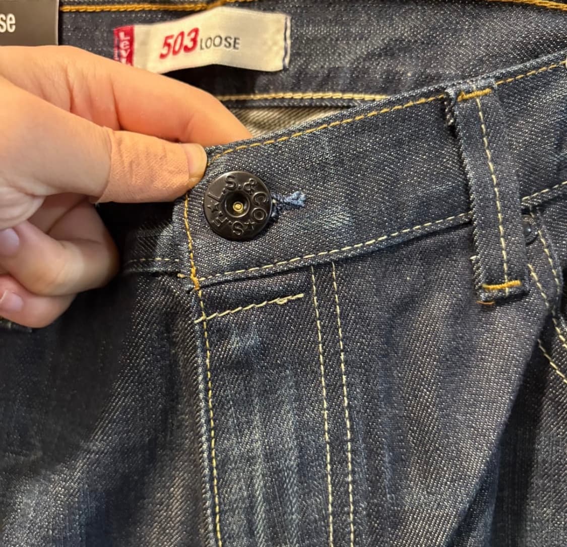 새상품)리바이스 503 Loose Fit 워싱 데님팬츠 상품이미지10