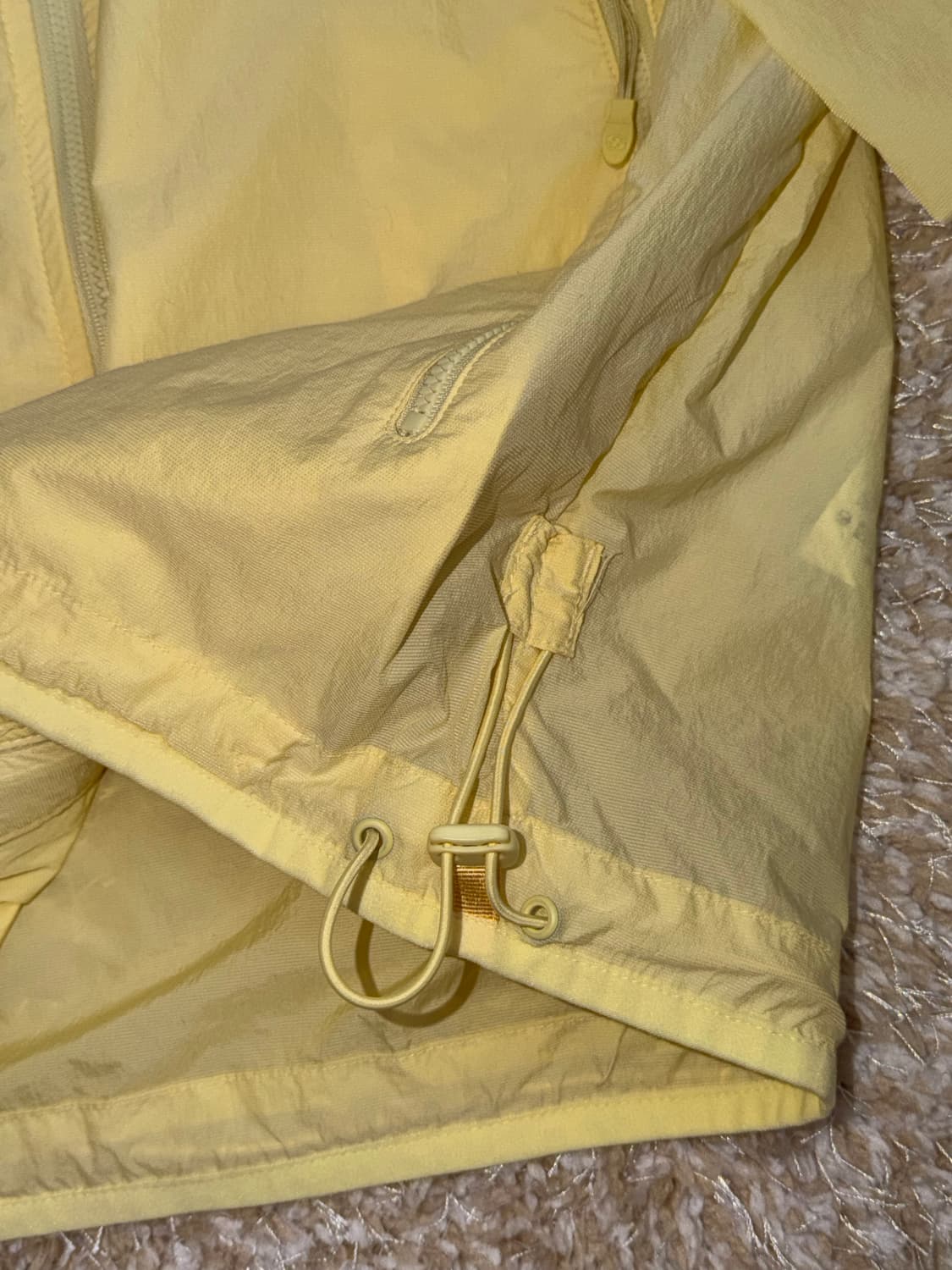 산산기어 STREAMLINE HOOD JACKET 바람막이 레몬 상품이미지4
