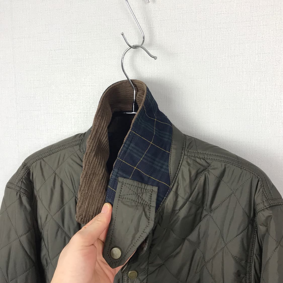 자라 ZARA 바버스타일 퀼팅 점퍼 자켓 남성M 상품이미지3