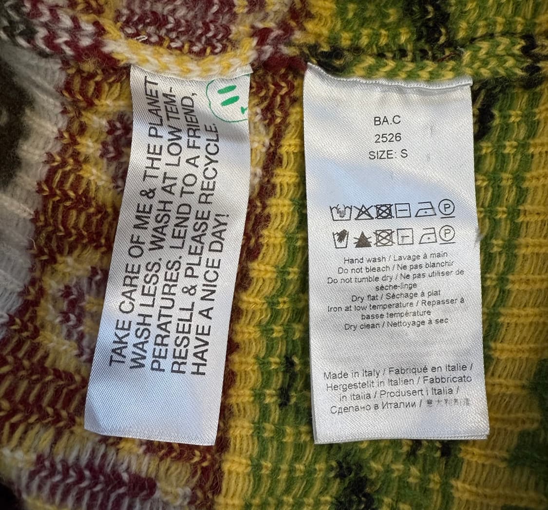 가니 리사이클 울 스마일리 가디건 상품이미지7