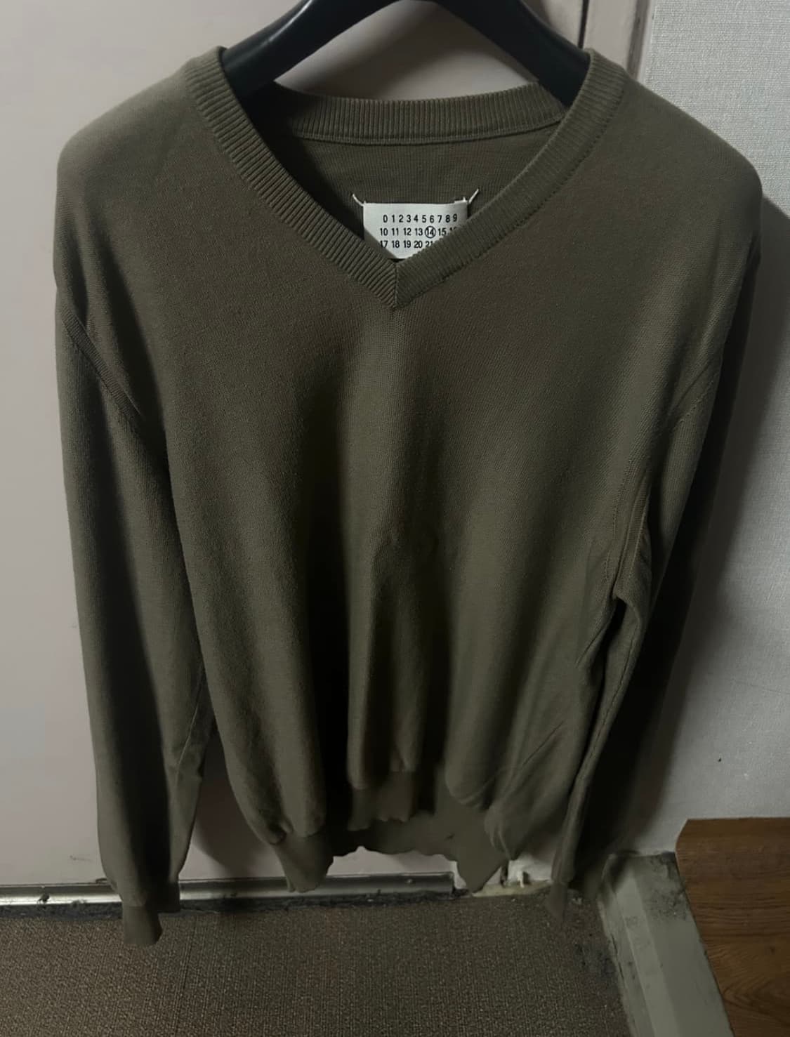 [s] Martin Margiela V-neck sweater 상품이미지1