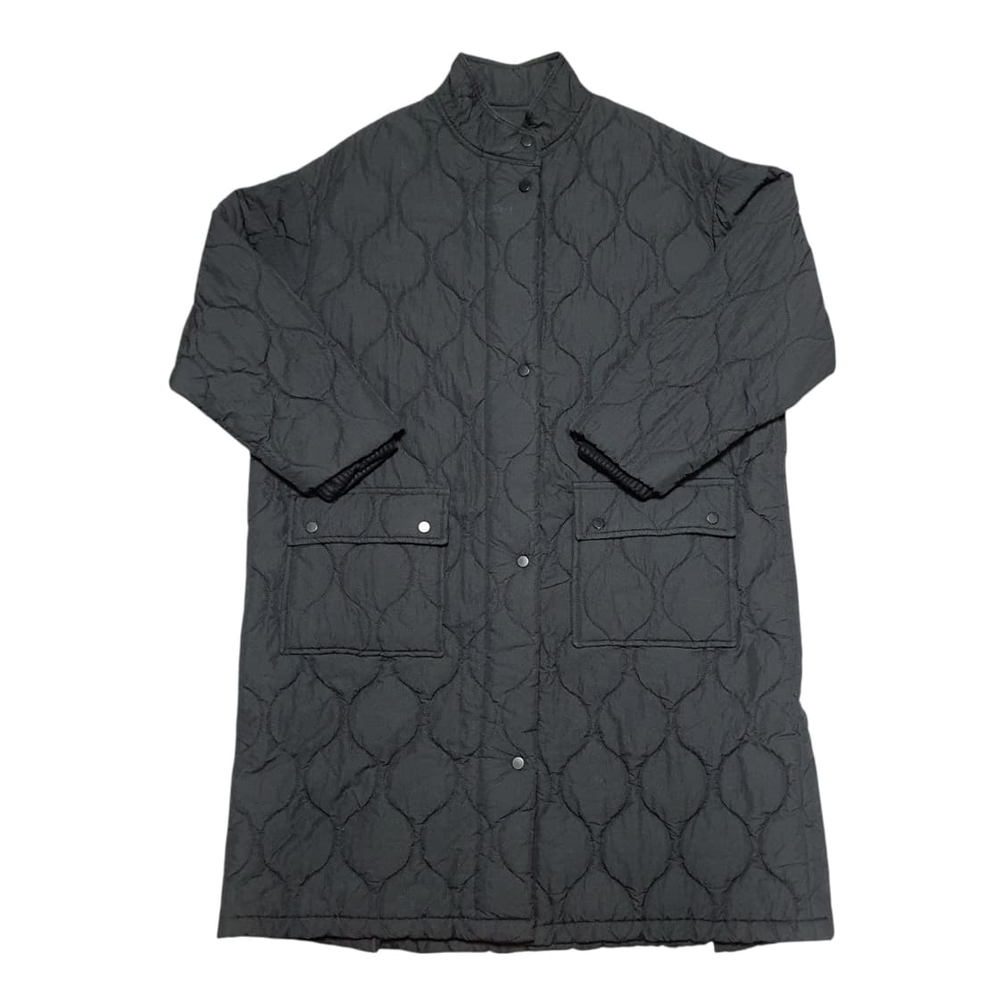 ✨ (바배) 퀄팅 블랙 롱 패딩 상품이미지1