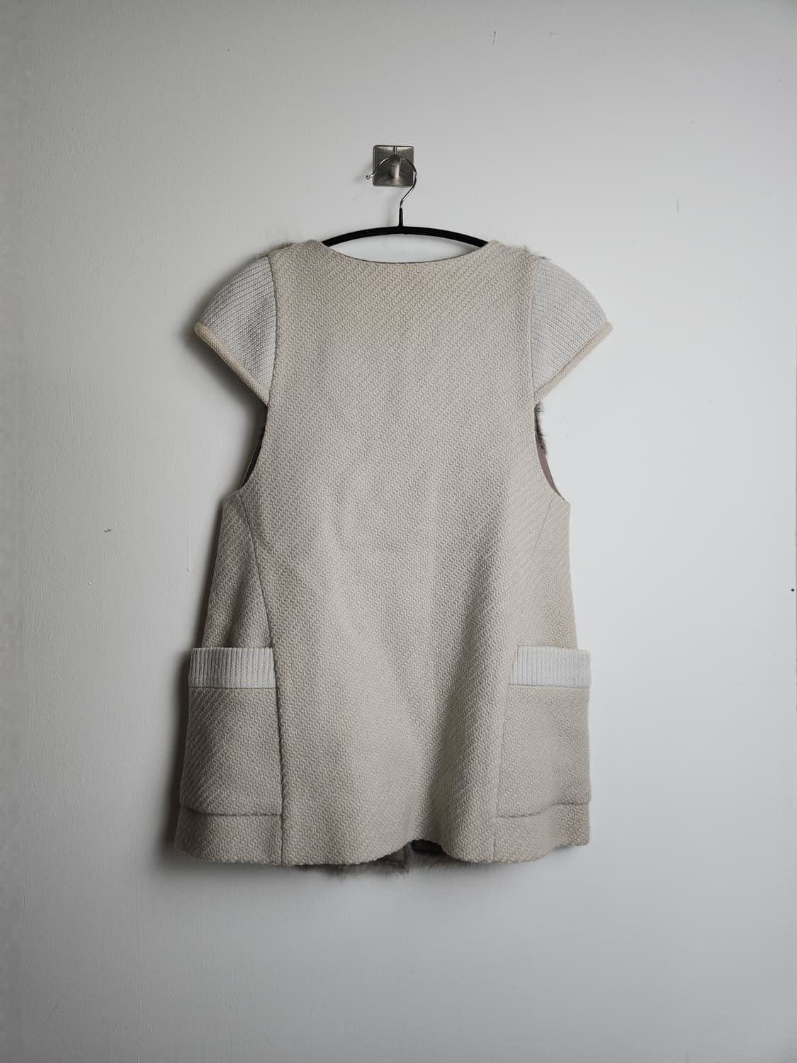 반소매 퍼•니트 자켓 상품이미지8