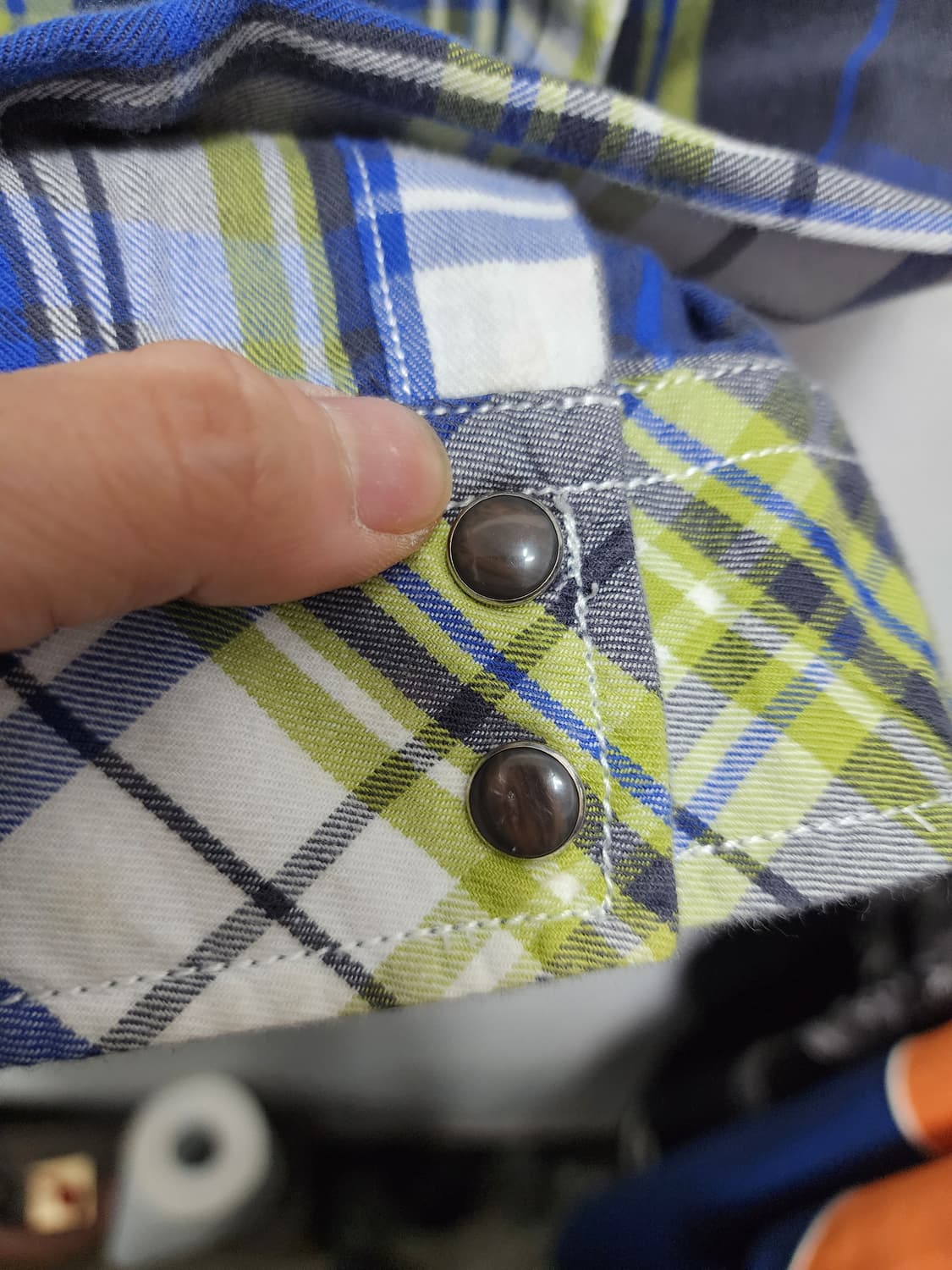 디키즈 웨스턴 큰체크 셔츠 상품이미지3