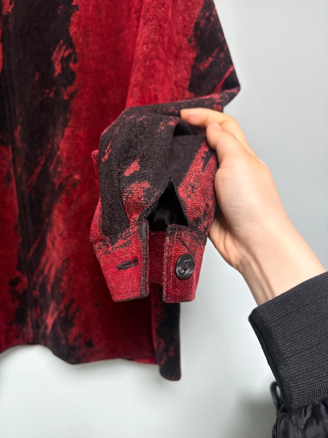 일본 빈티지 벨벳 자켓 상품이미지3