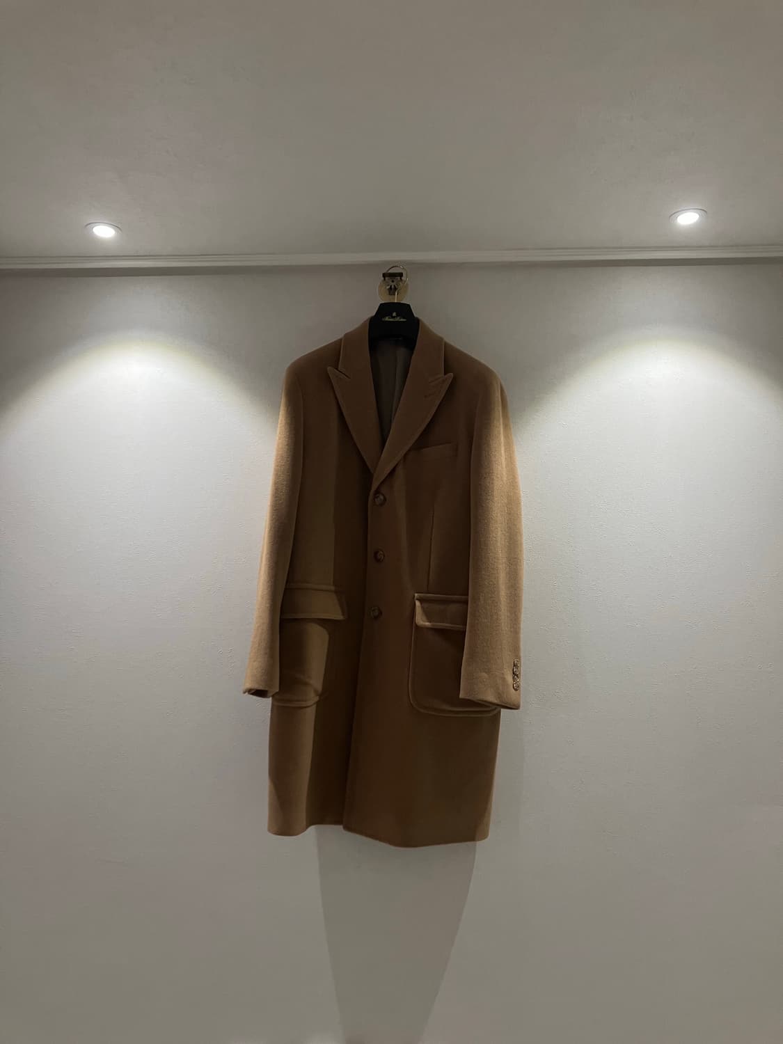 [급매] 브룩스브라더스 카멜헤어 싱글코트 42 short 상품이미지1