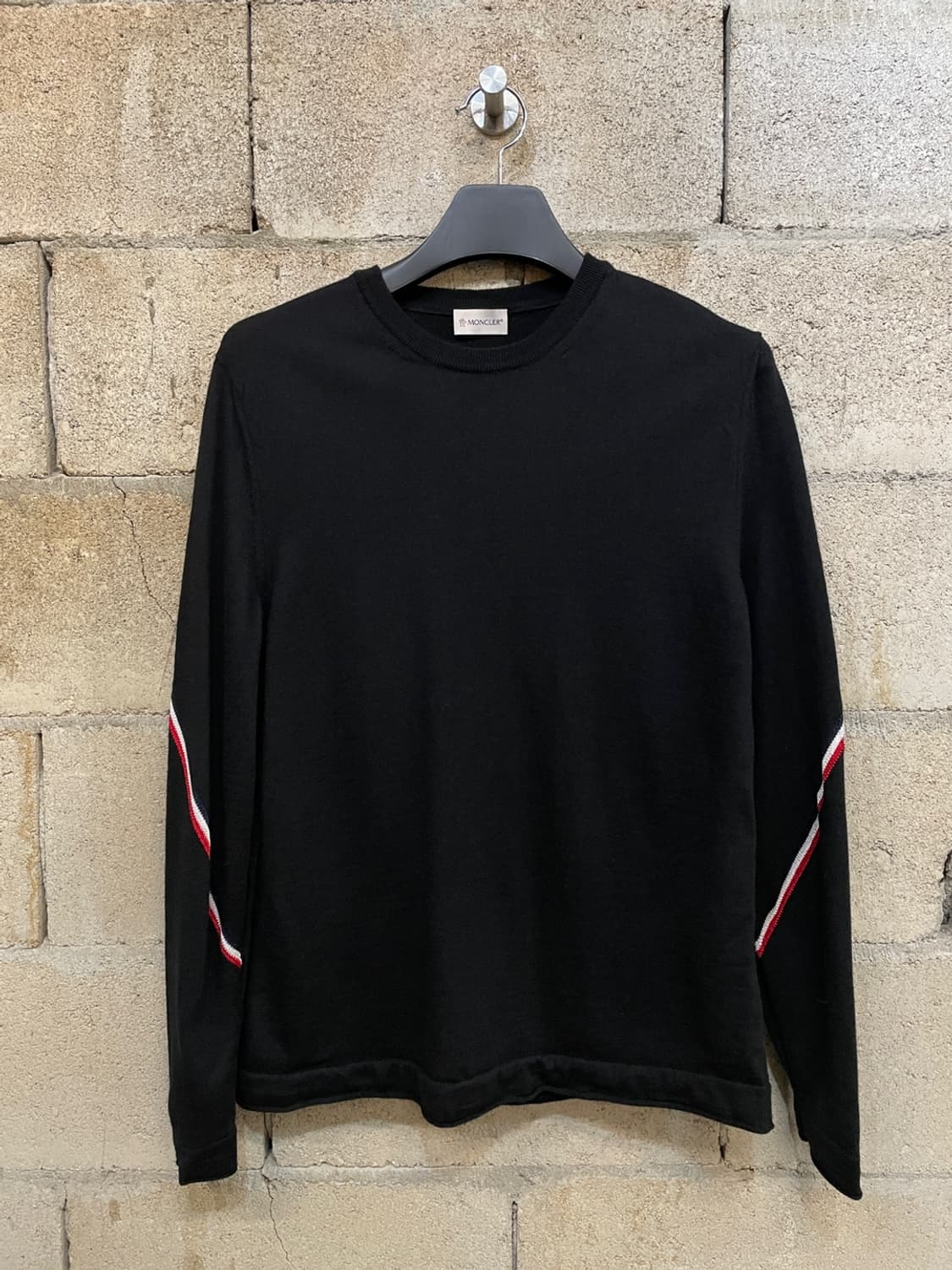 몽클레어 지로콜로 트리콧 사선 울 니트  상품이미지1