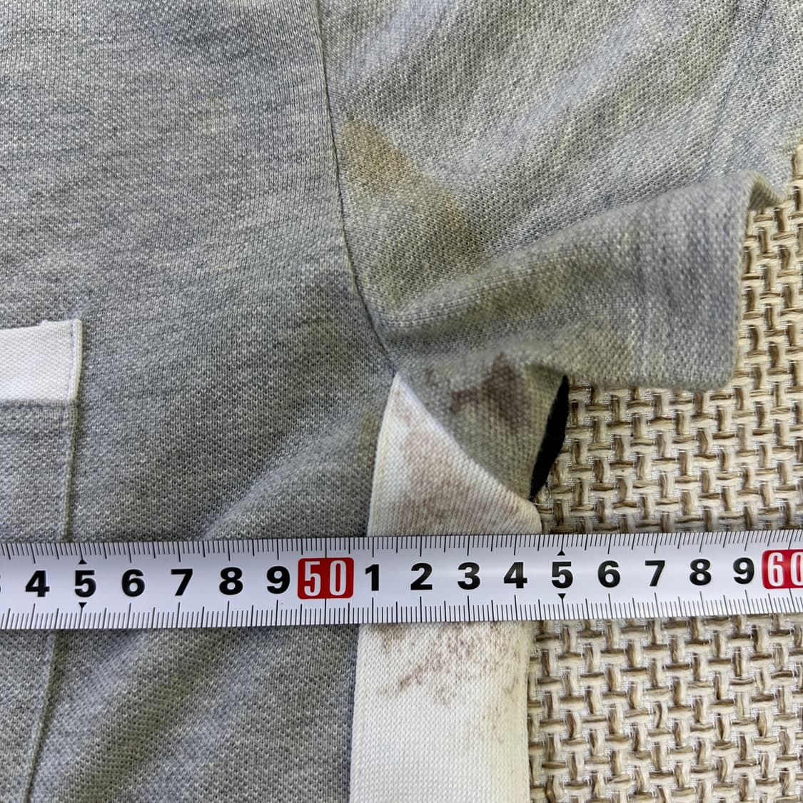 2 삼선 포켓 라운드 반팔티 0401D 상품이미지5