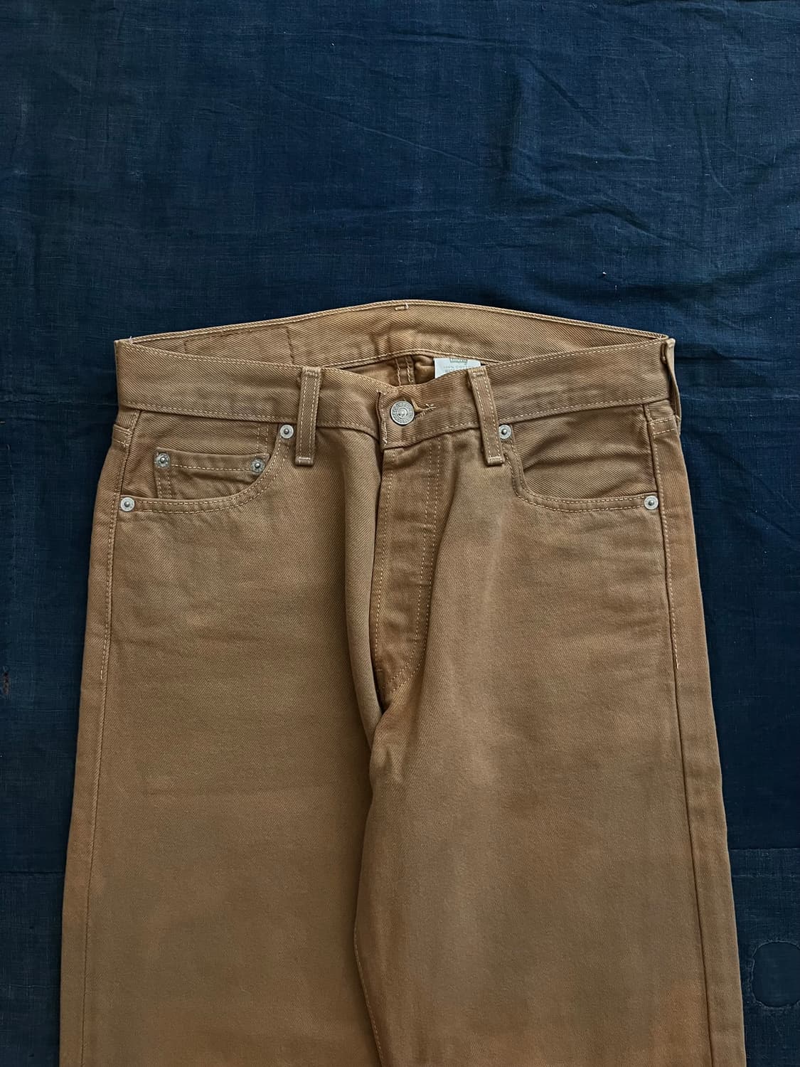 빈티지 리바이스 501 데님 팬츠 브라운 상품이미지4