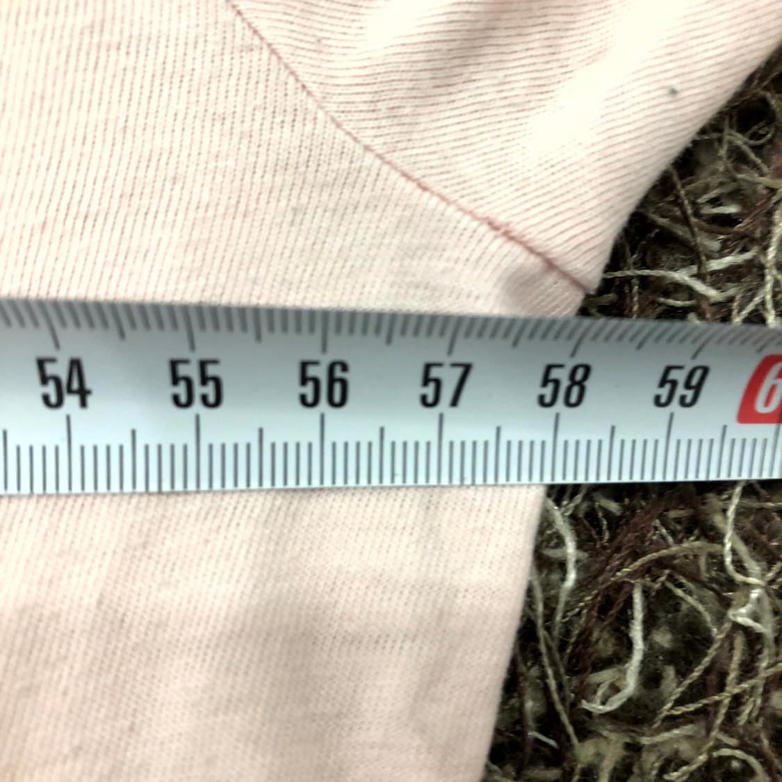  XL 에비수 빅로고 핑크 긴팔 티셔츠 롱슬리브 상품이미지7