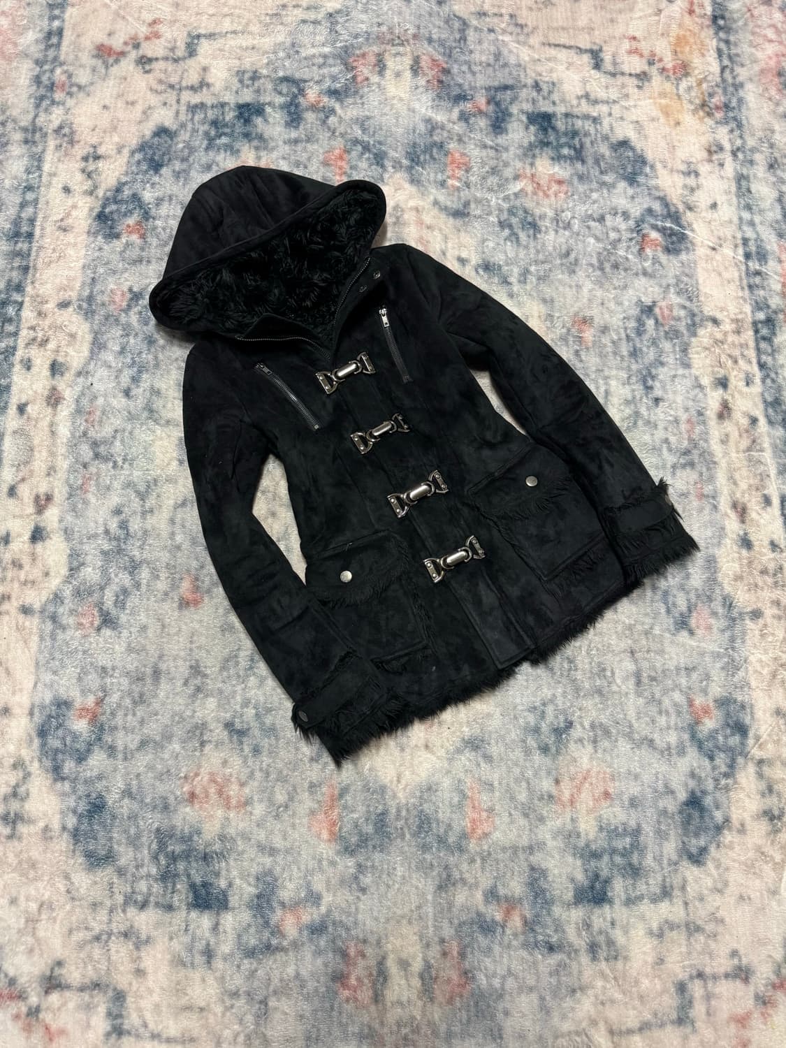 Unknown swede trimming fur fireman jacke 상품이미지1