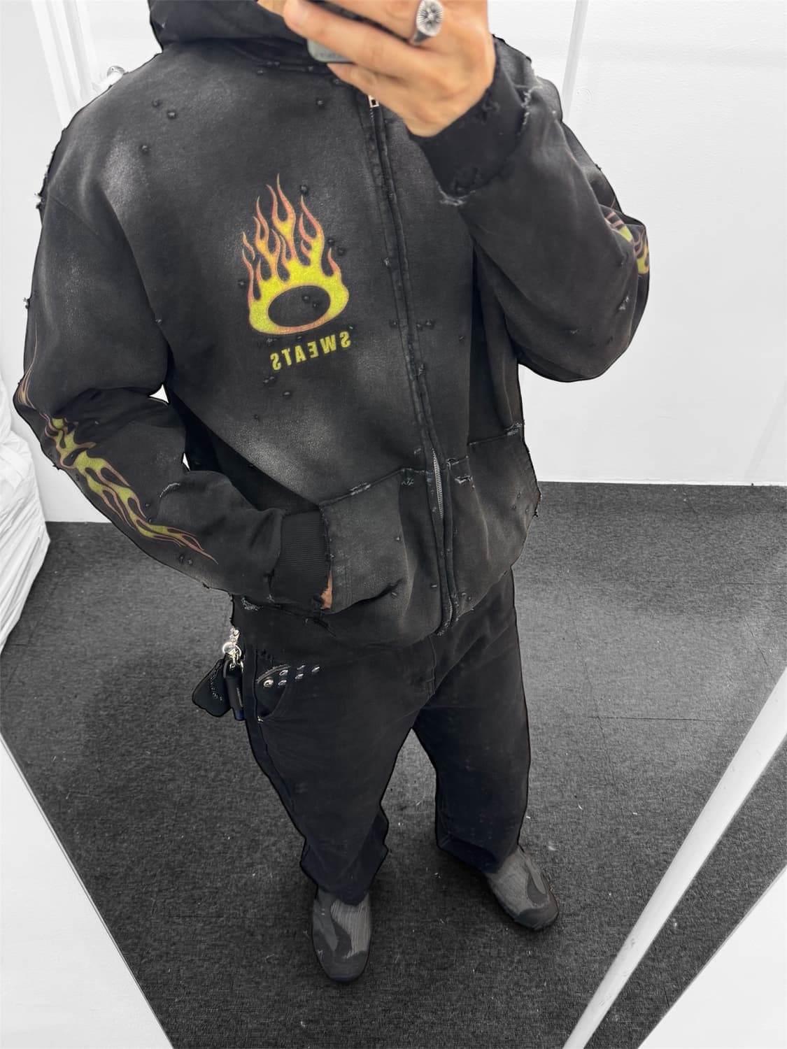 빈티지 후드집업(기모) 상품이미지9