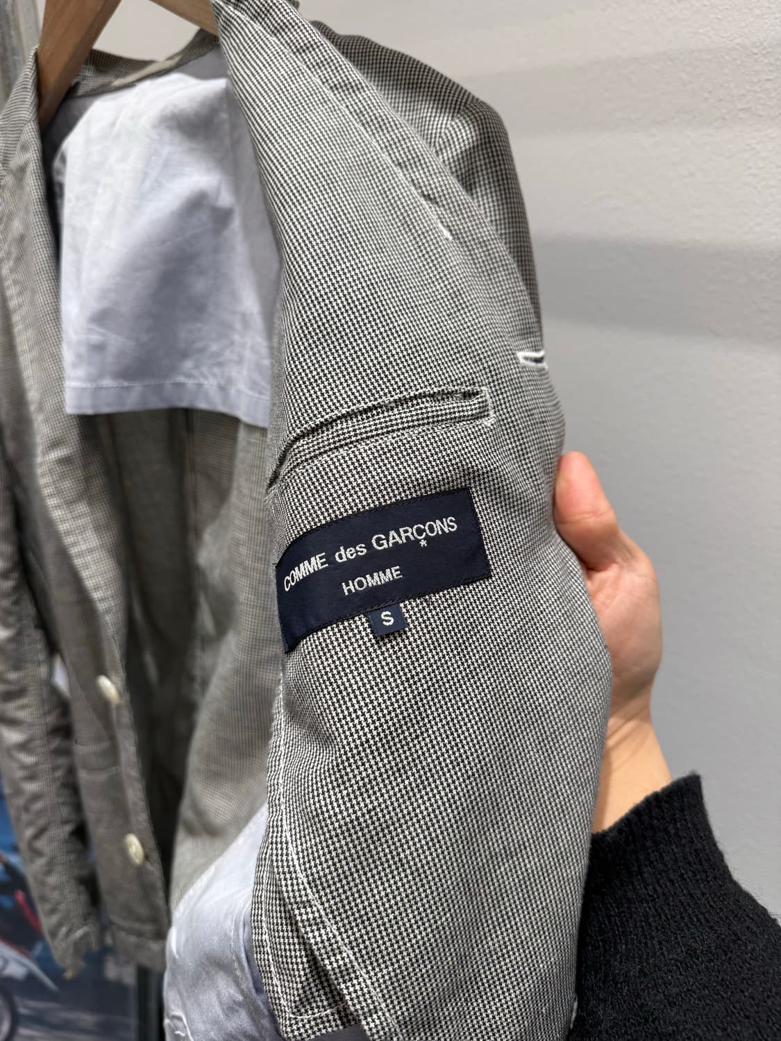 꼼데가르송 옴므 하운드체크 자켓 AD2011 상품이미지4