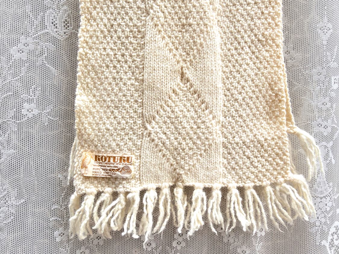 핸드메이드 뉴질랜드 뉴 울 케이블 머플러 상품이미지2