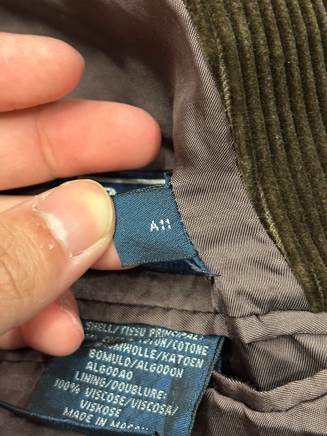 90s 폴로 랄프로렌 코듀로이 자켓 XXL 상품이미지6