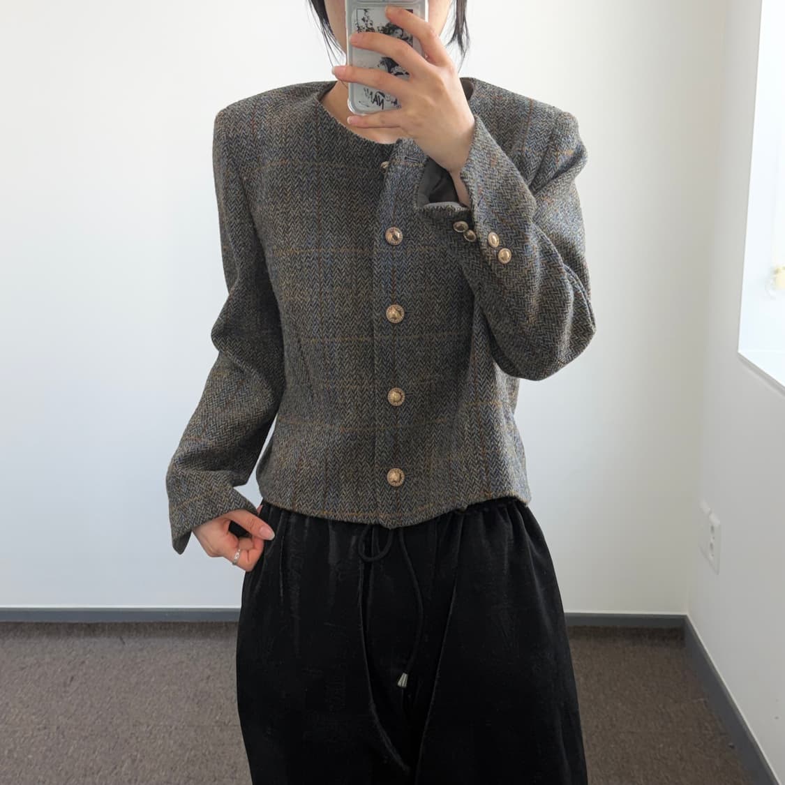 Mothan 한섬 모덴 트위드 자켓 상품이미지2