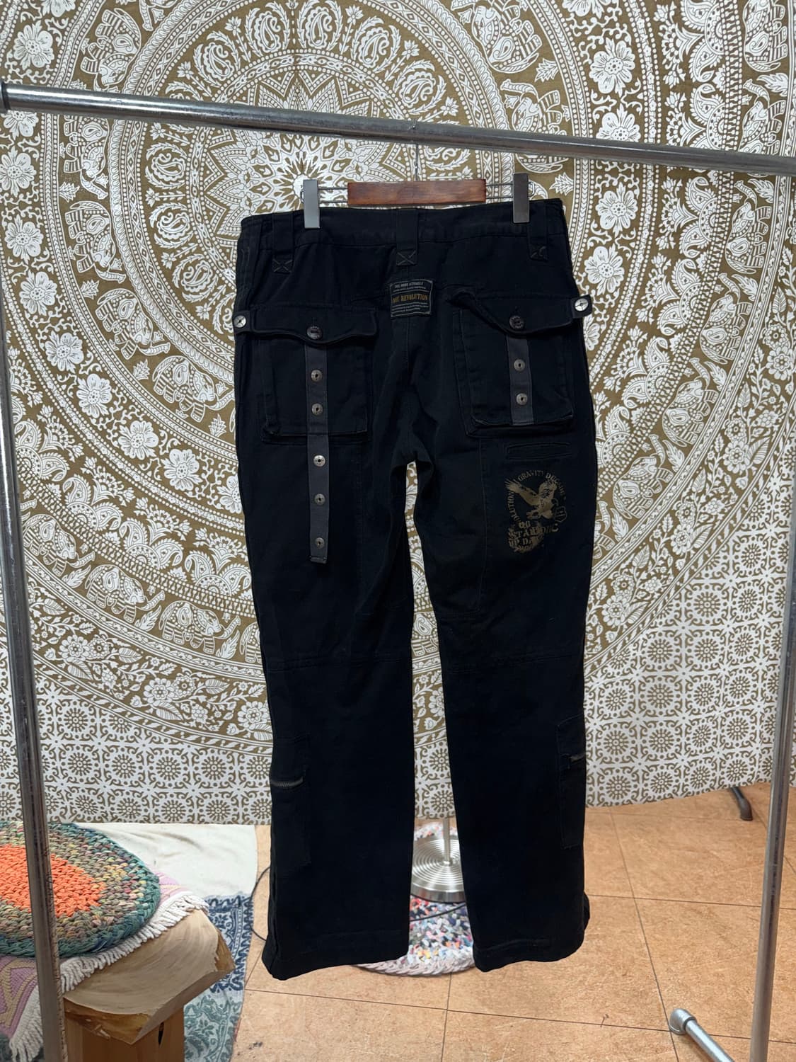 DOHC 빈티지 프린팅 카고팬츠  상품이미지5