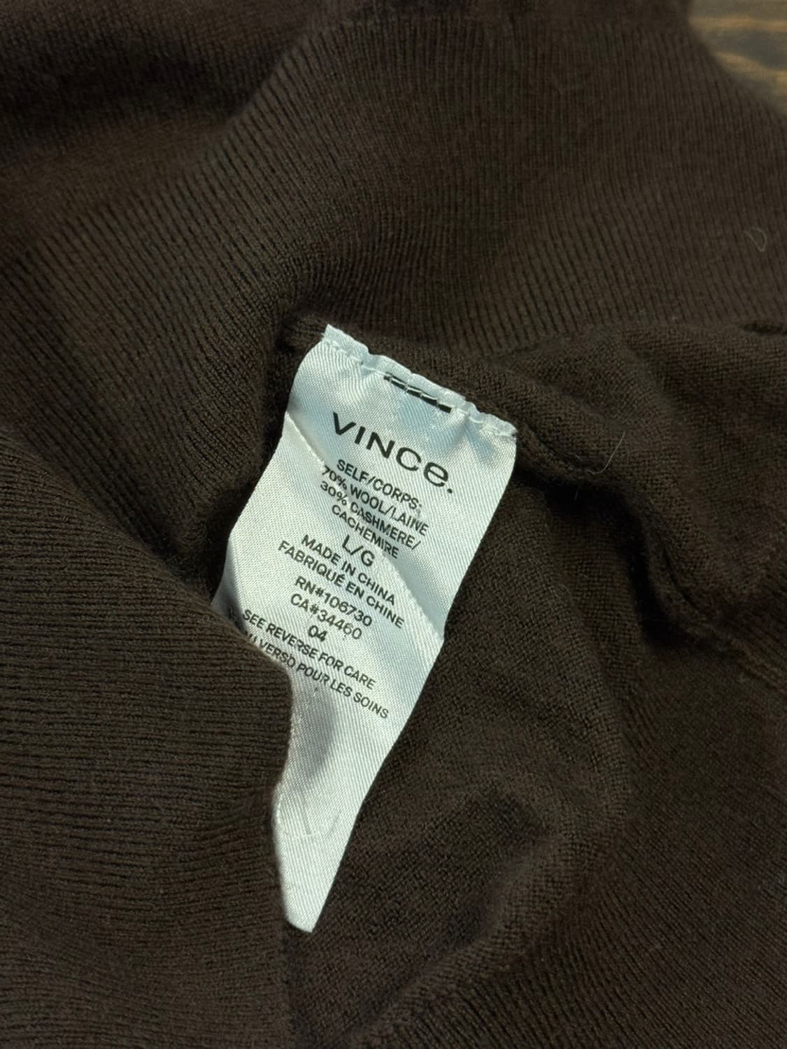 VINCE 빈스 울 캐시미어 니트 100 상품이미지9