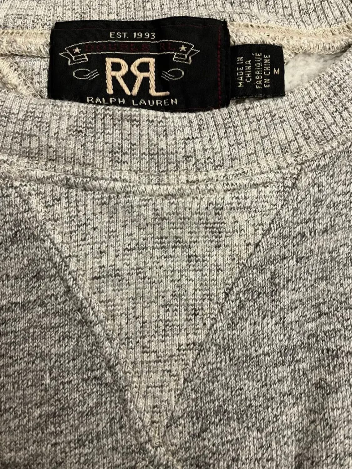 RRL FLEECE SWEATSHIRT ATHLETIC GREY 상품이미지4