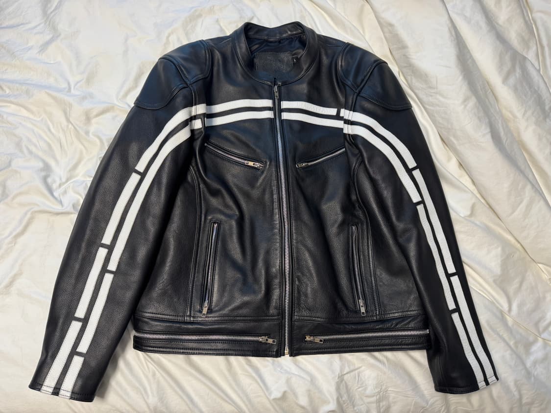 레이서월드와이드RACER WORLDWIDE 트랙 레더 자켓 상품이미지3