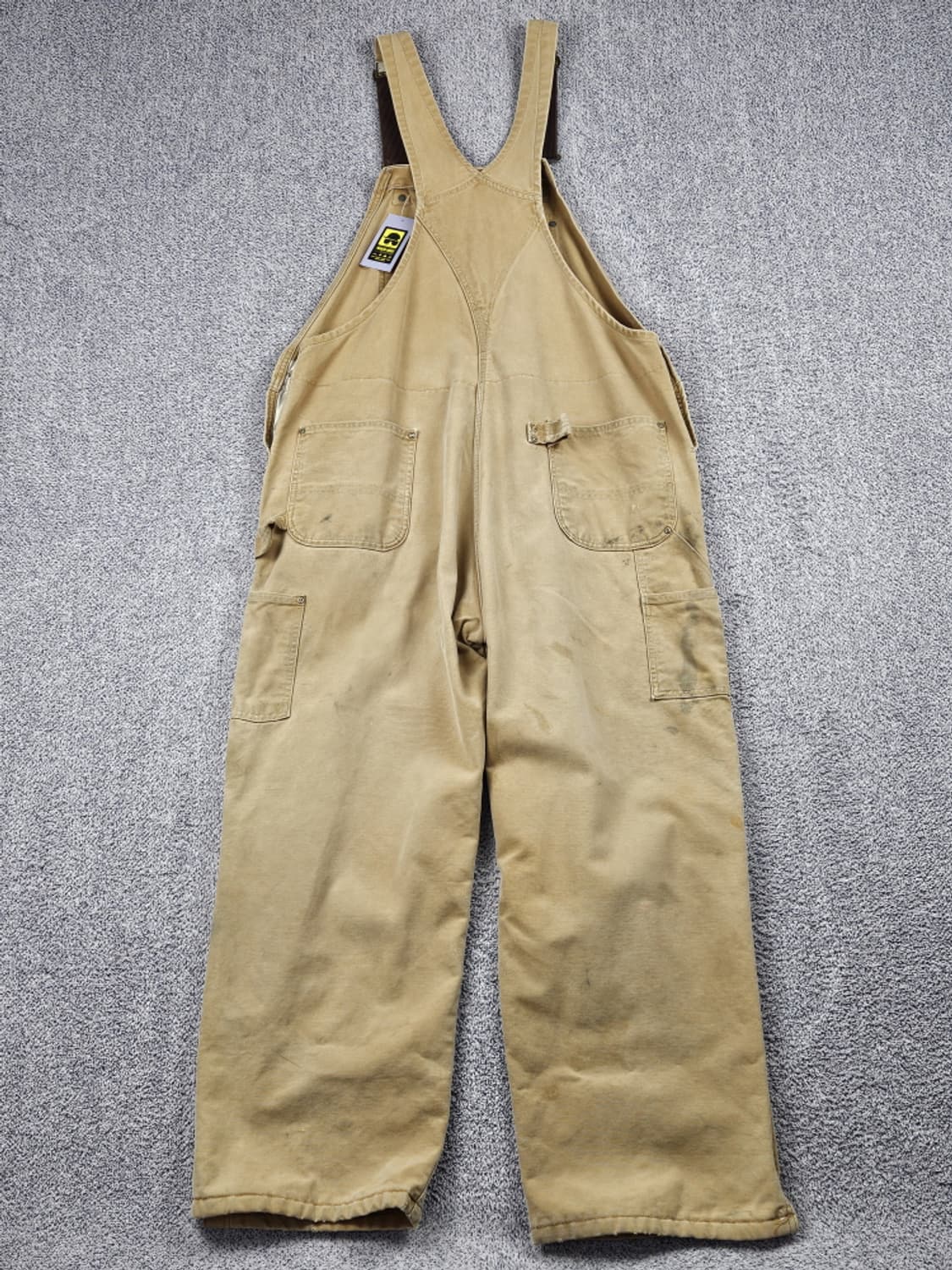 90's USA 칼하트 캔버스 더블니 오버롤 (44X30) / 10236 상품이미지3