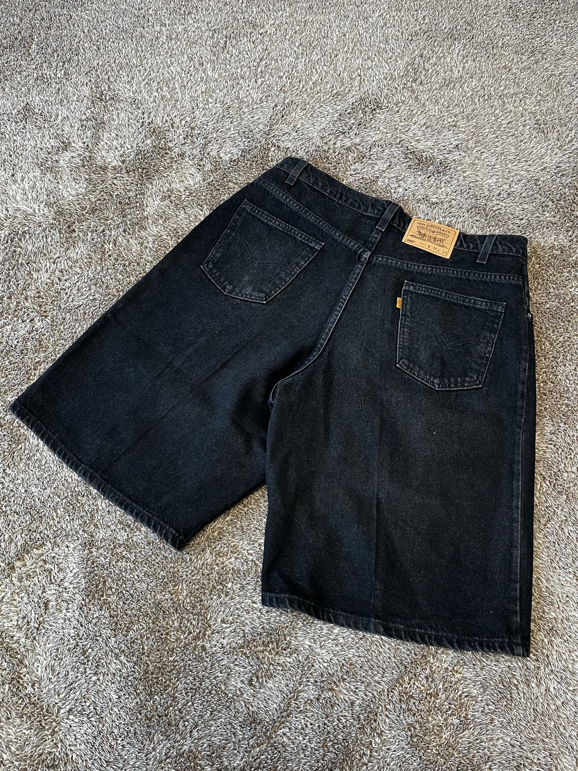 90s vintage levis 565 black shorts 리바이스 상품이미지1