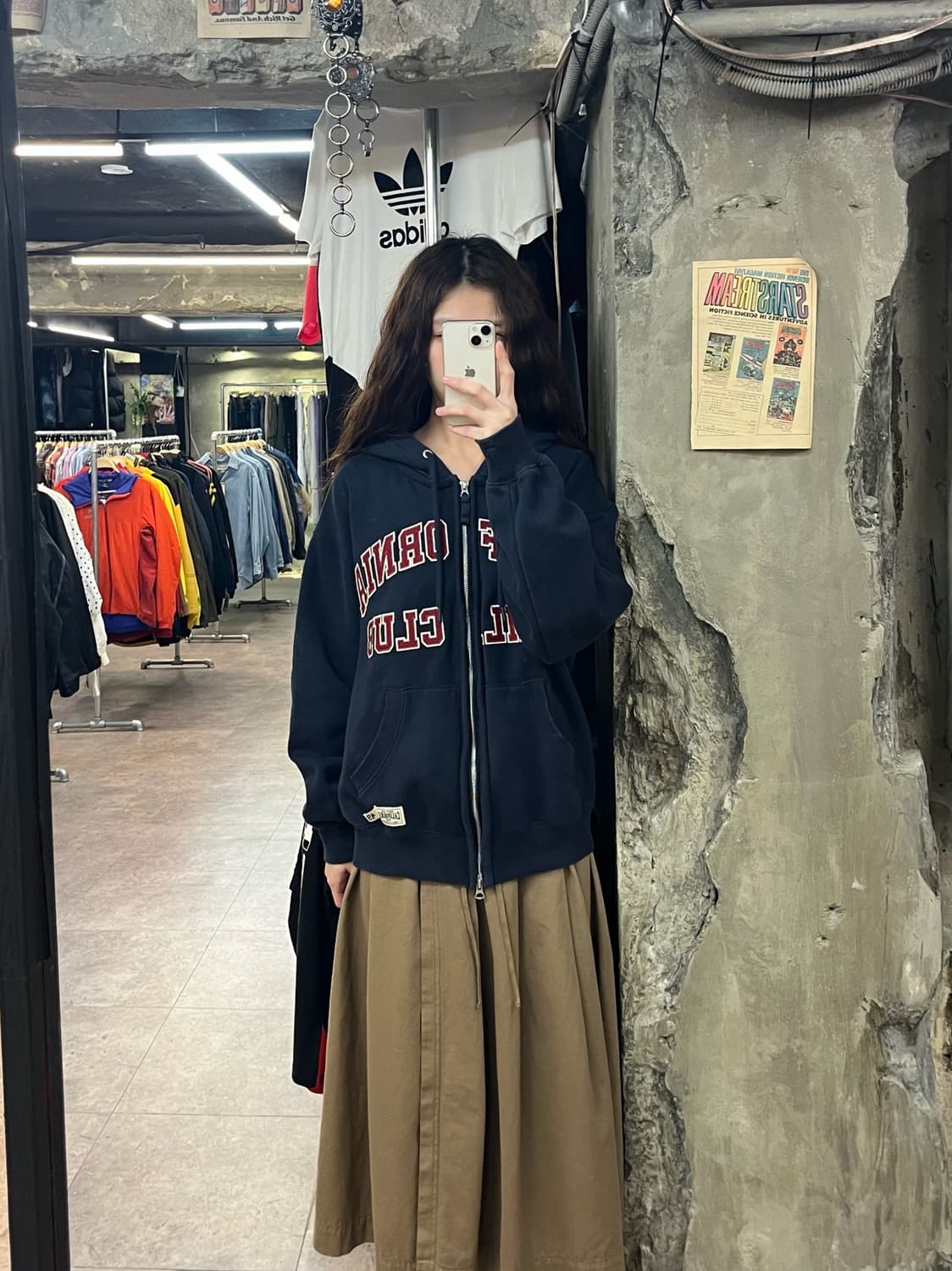 후아유 후드집업 네이비 S #csz219 상품이미지2