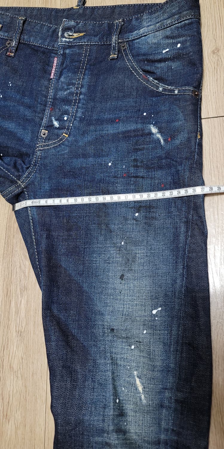 디스퀘어드2 올드패치 케니 트위스트 배기 데님 EU 44 상품이미지6