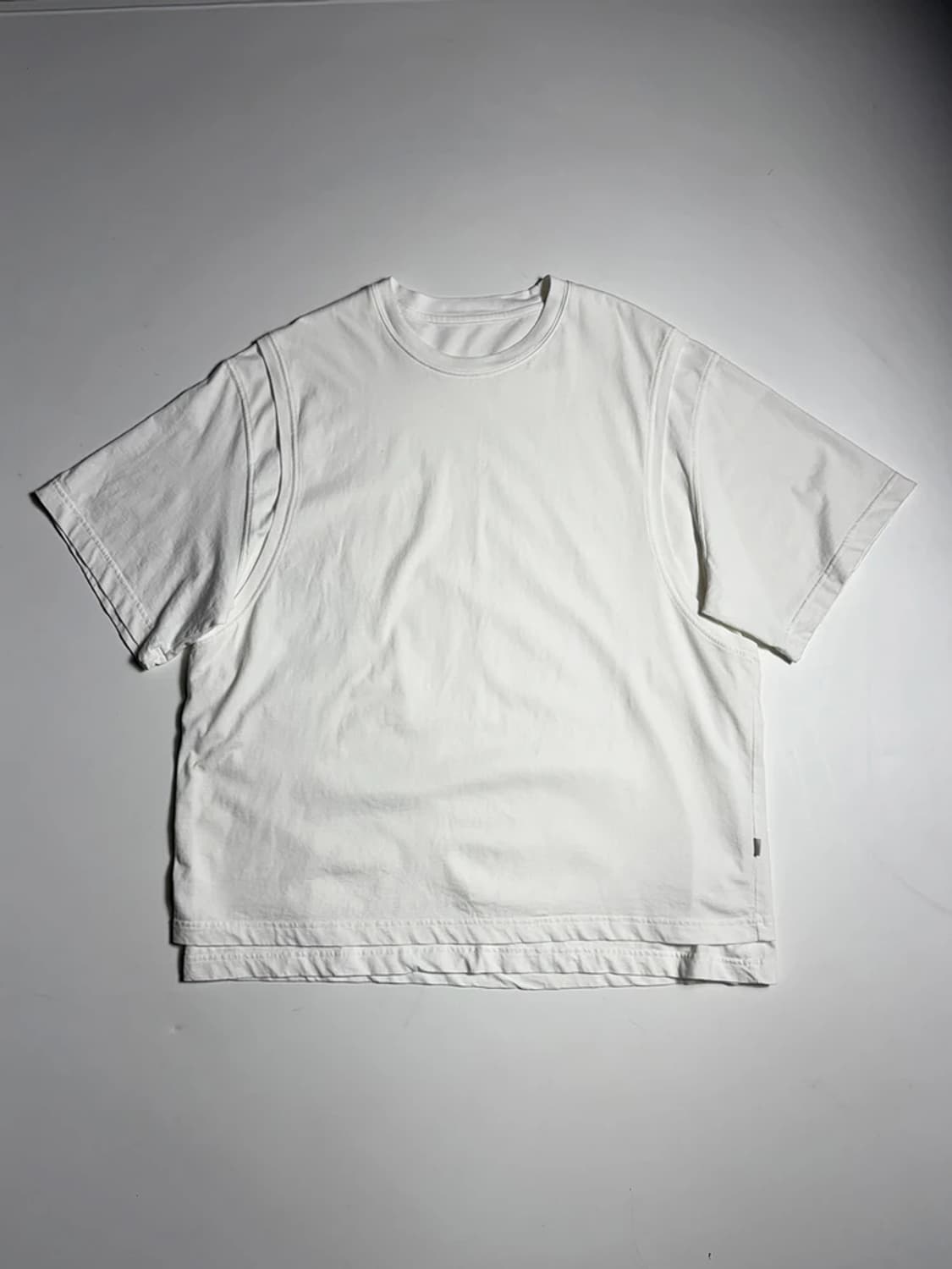 유스 YOUTH 컷오프 레이어드 반팔 티셔츠 R2253 상품이미지1