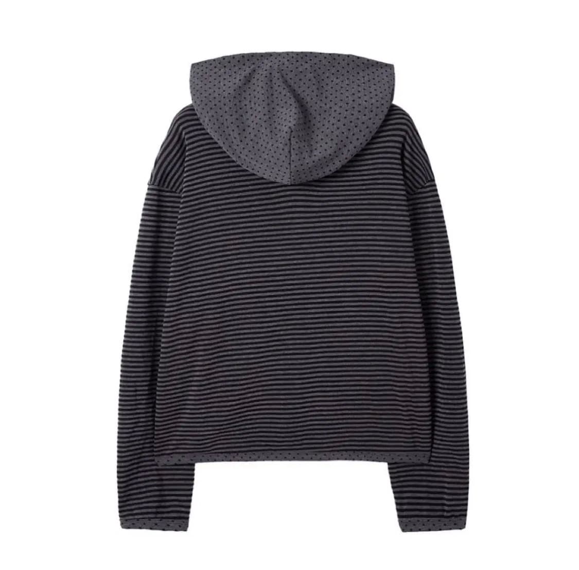 바니쉬먼트 후드집업 차콜 상품이미지2