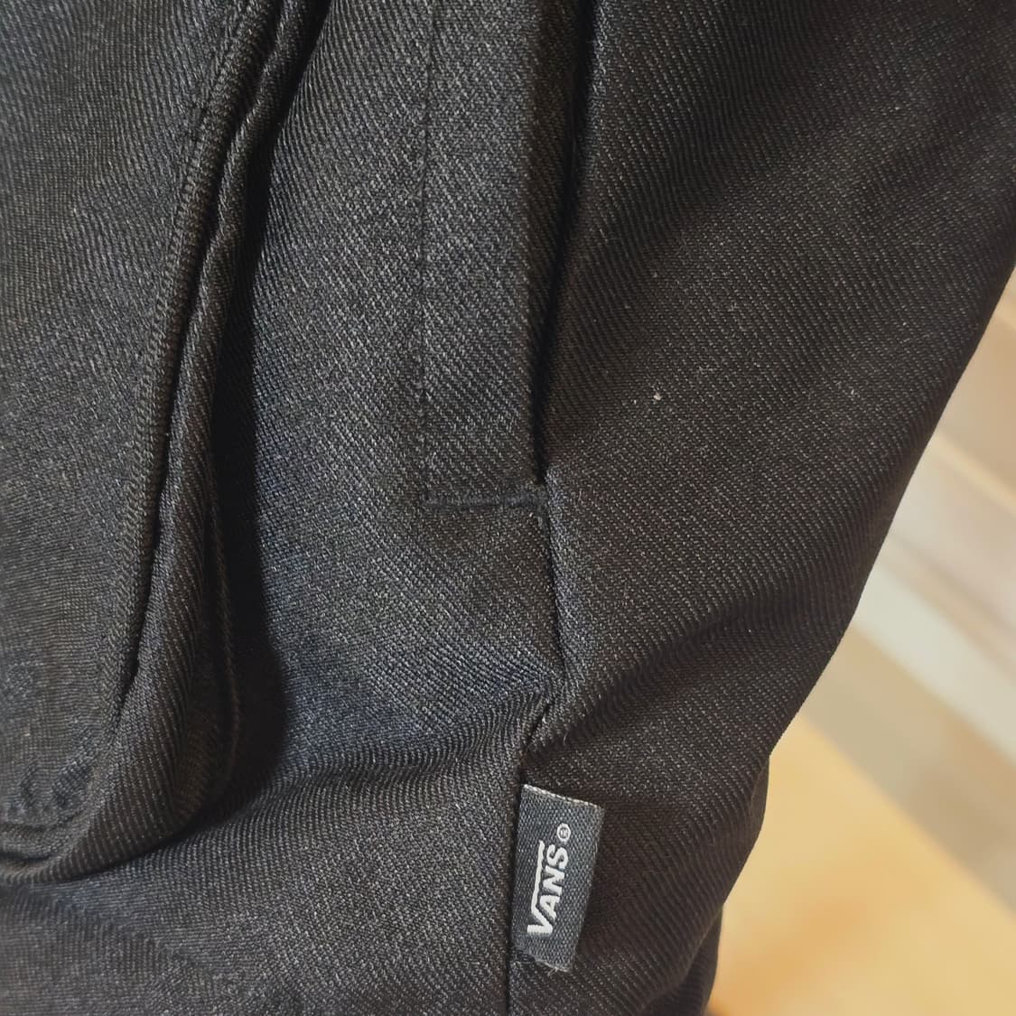 《새상품》반스 검정색 후드 자켓 점퍼 (남녀공용) 상품이미지7