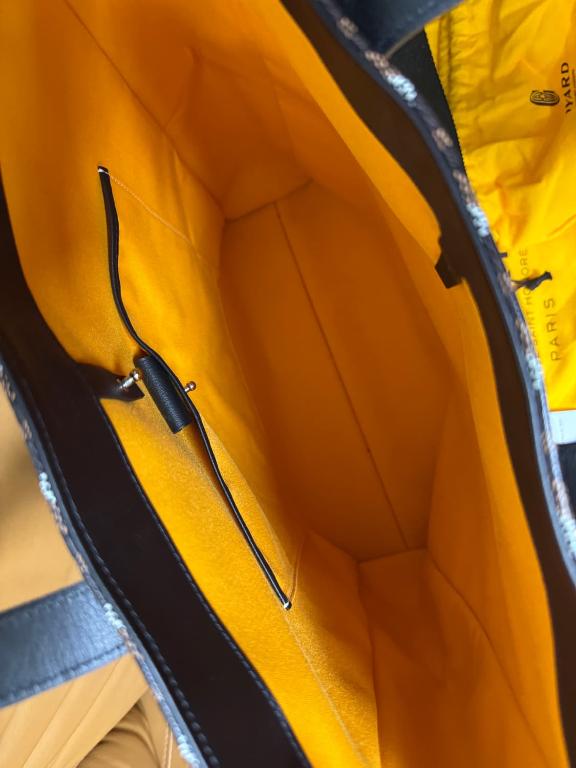 고야드 볼테르 토트백 정품 + 스트랩 정품 (더스트) 1회 착용 민트 상품이미지4