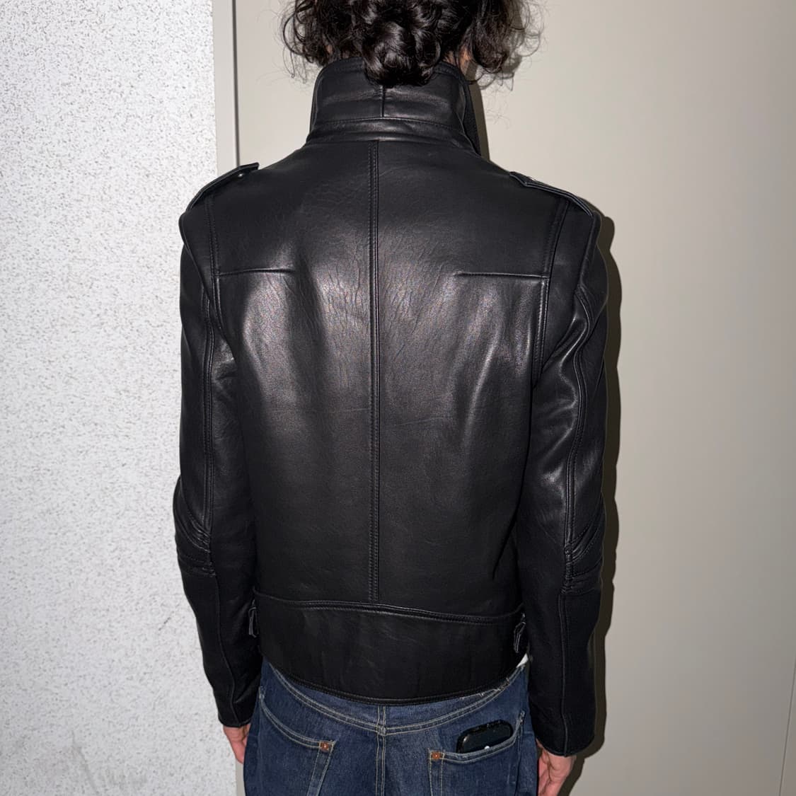 이태리 레더 자켓 상품이미지2