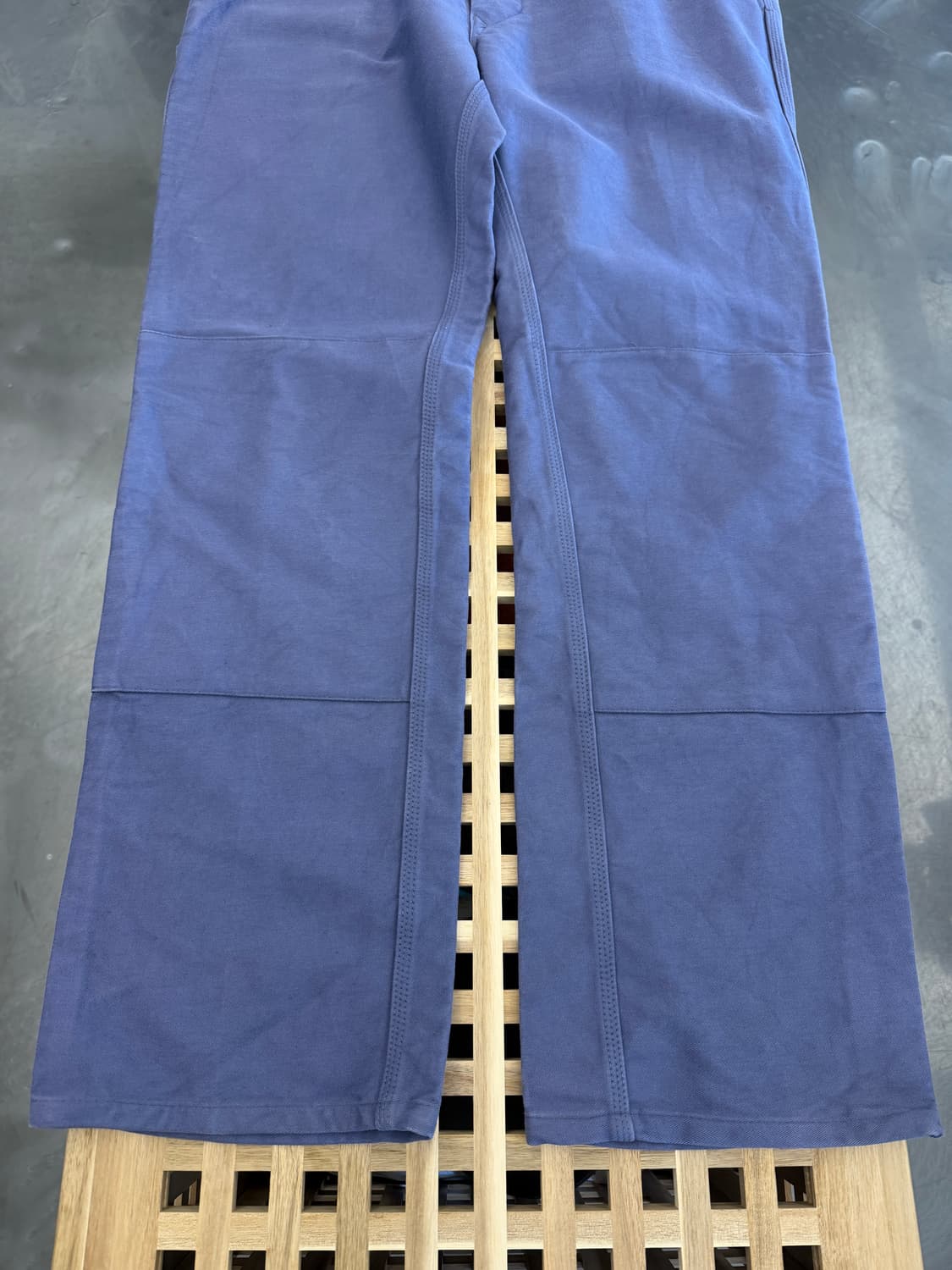 OLD VINTAGE ROFA GREY BLUE 더블니 프렌치워크팬츠 상품이미지4