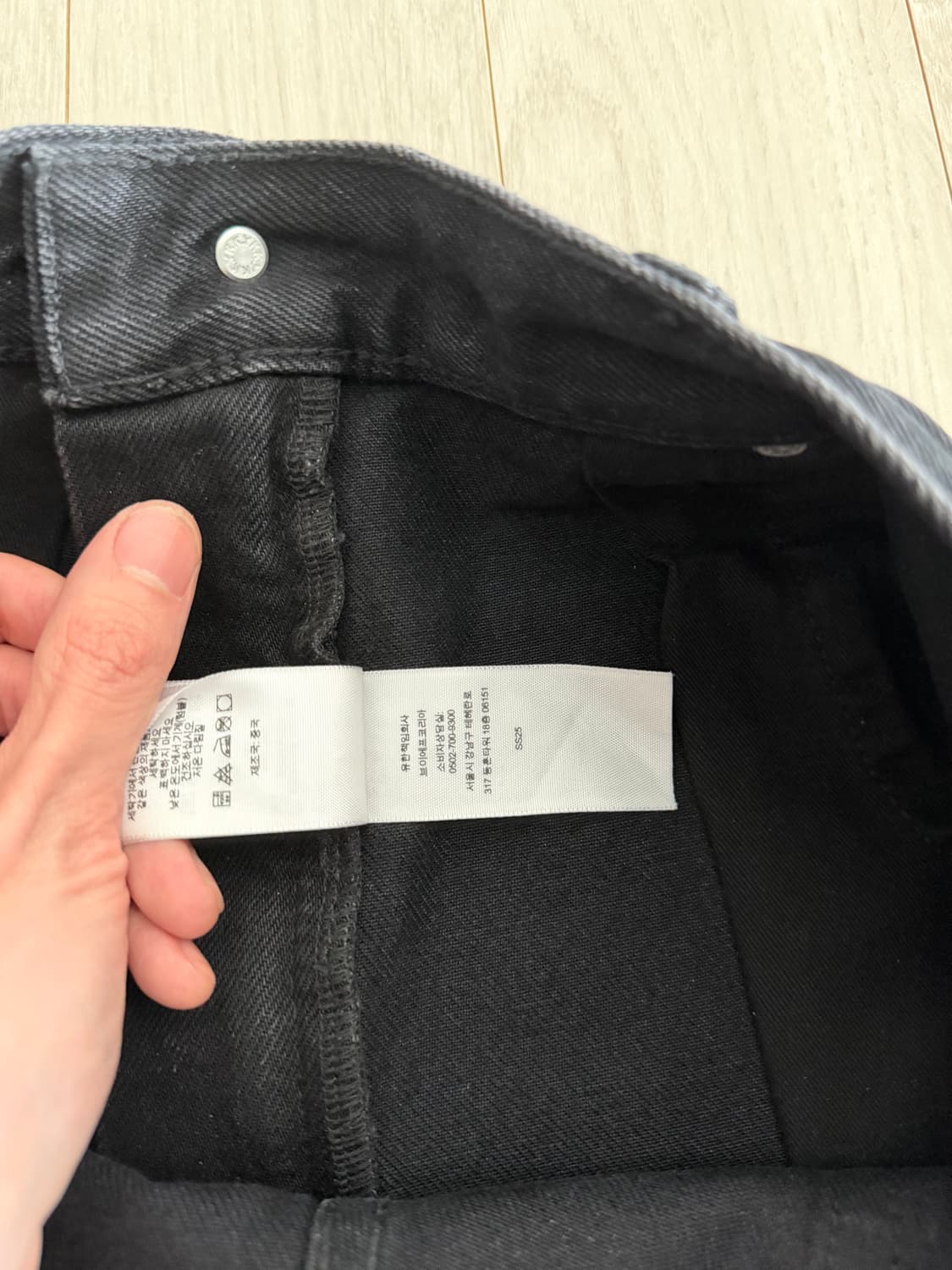 슈프림 배기진 30 워시드 블랙 25ss 상품이미지4